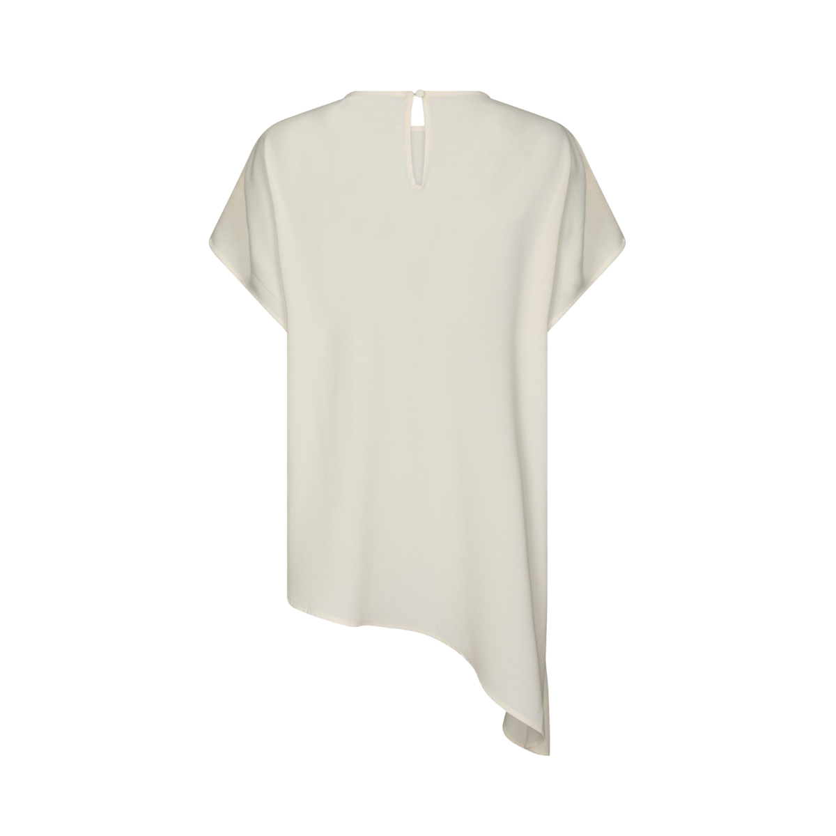 Nerita Asymmetric Blouse - Off White