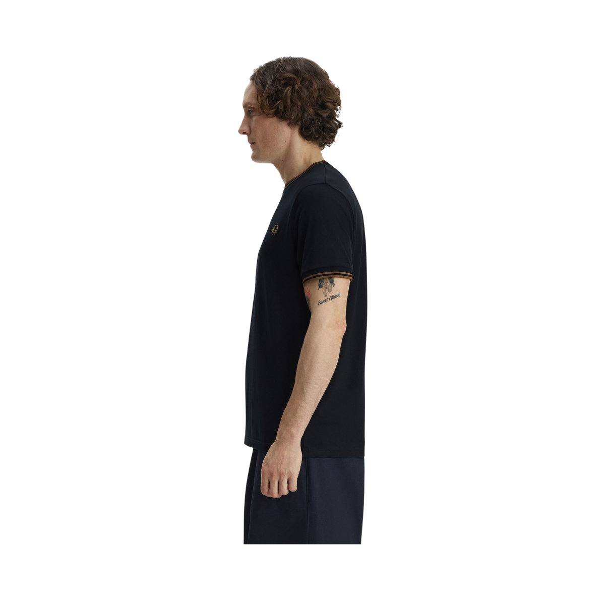 Twin Tipped T-Shirt - Navy/Bronze