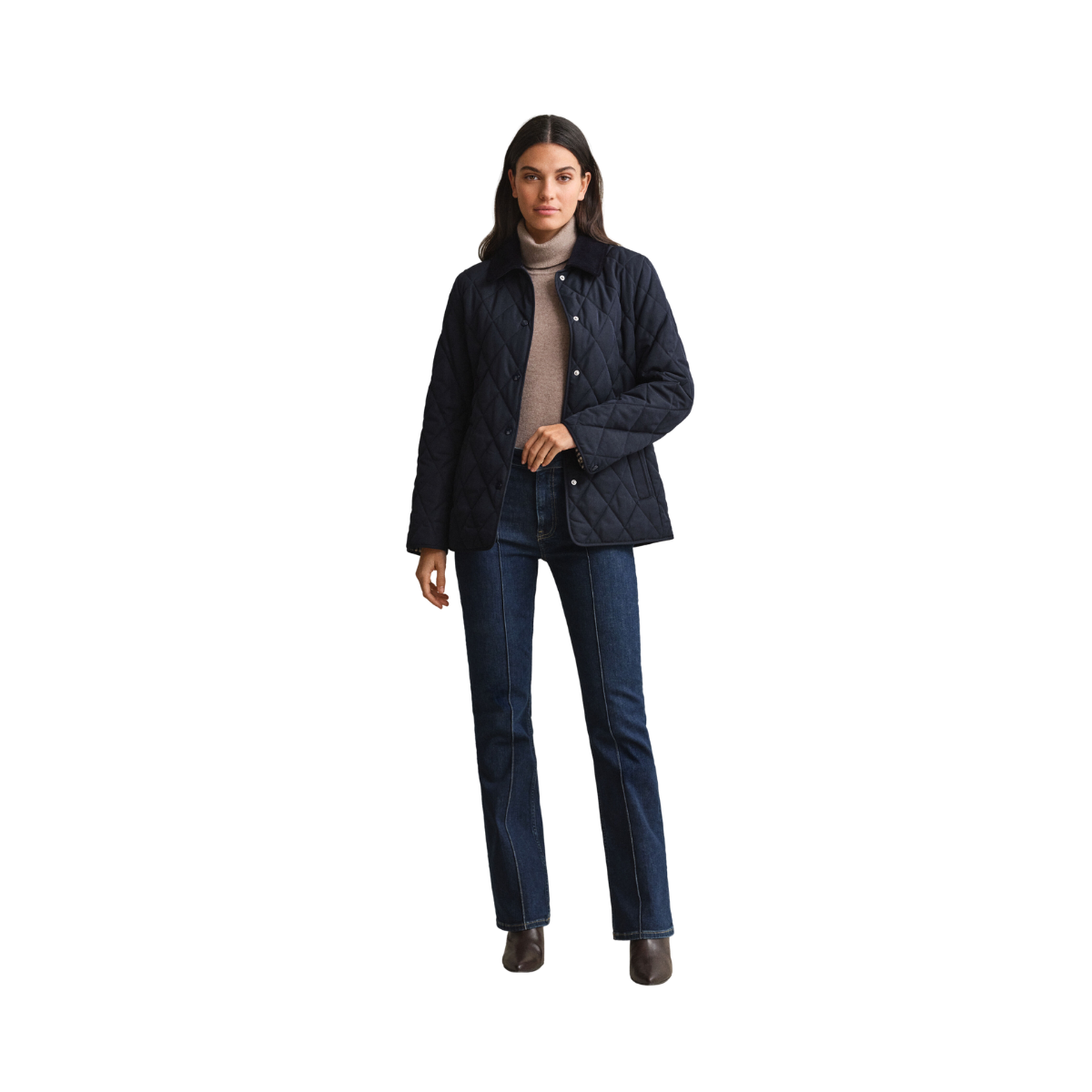 Slim Quilted Jacket - Evening Blue