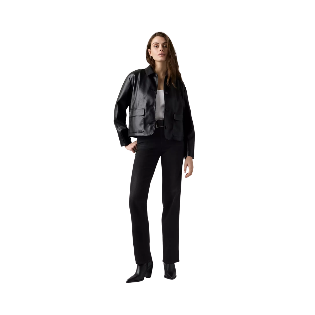 723 High Rise Straight - Worn Midnight