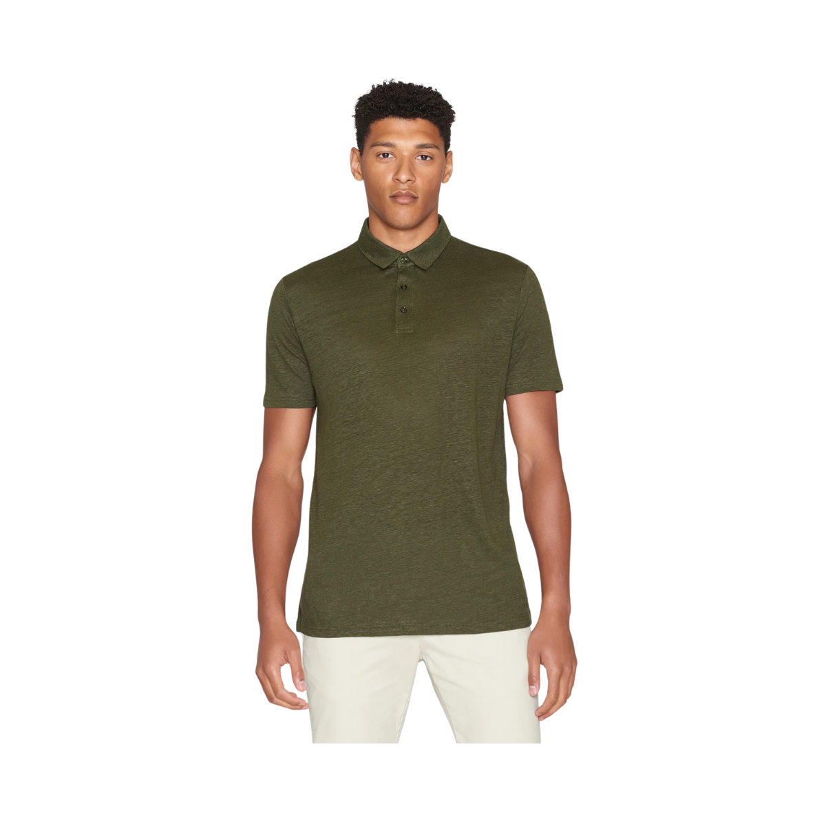 Linen polo - Forrest Night