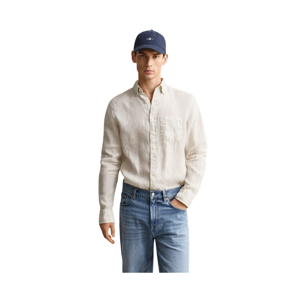 Gmnt Dyed Linen Shirt - Sand