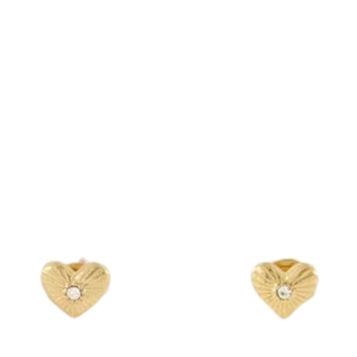 Studs heart stone - 1200 Gold