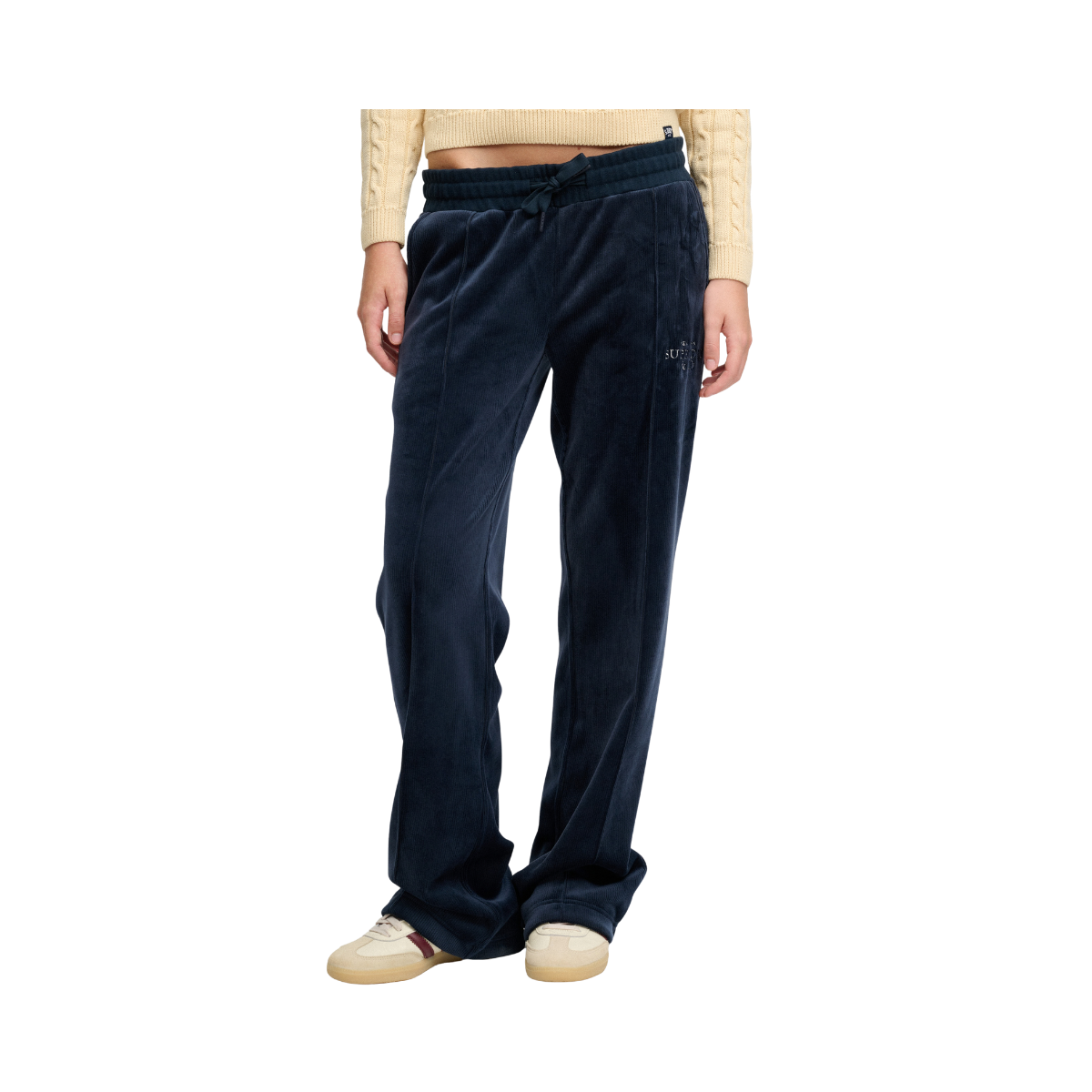 Drop Needle Velour Jogger - 49P Darkest Navy