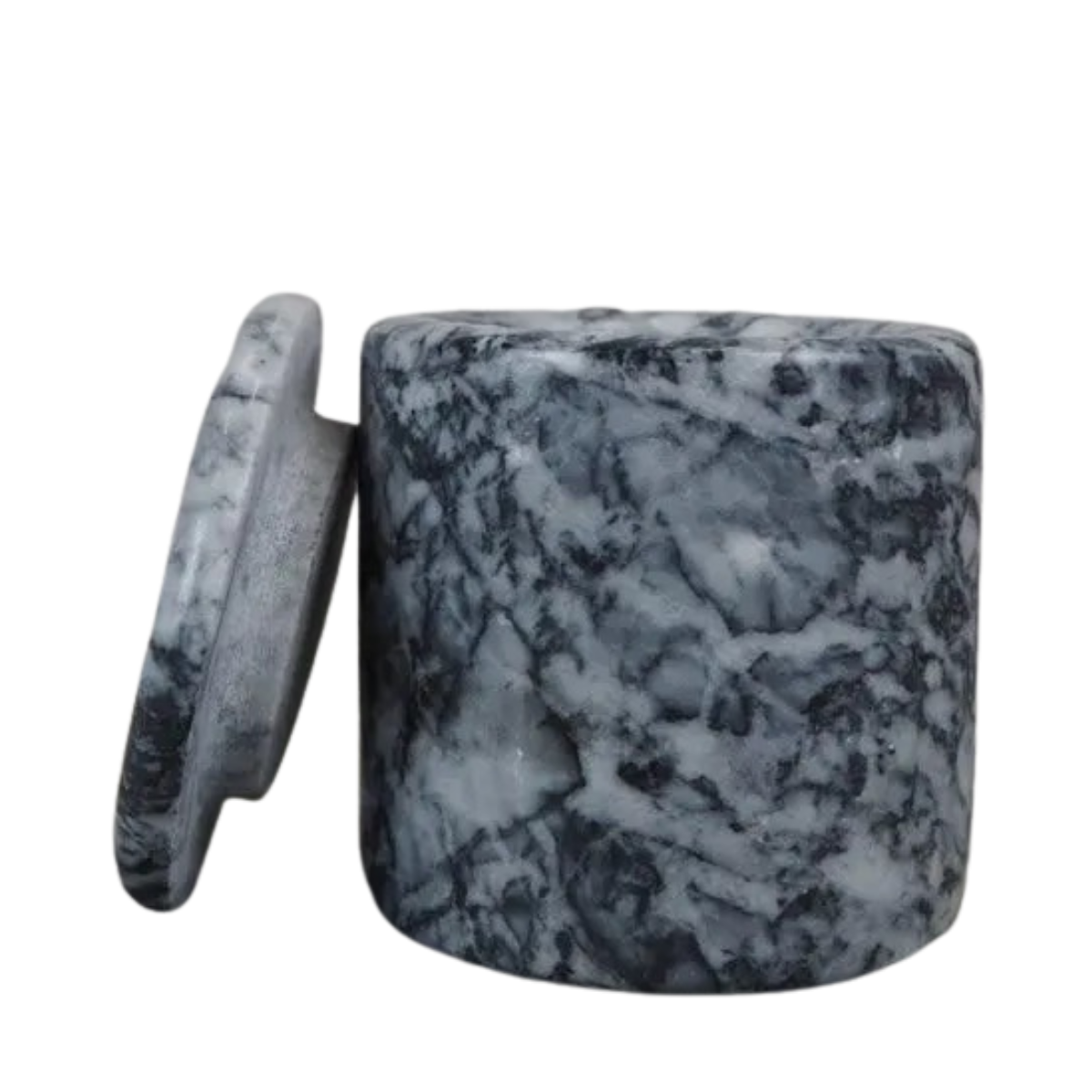 Marble candle Seklet - Grey