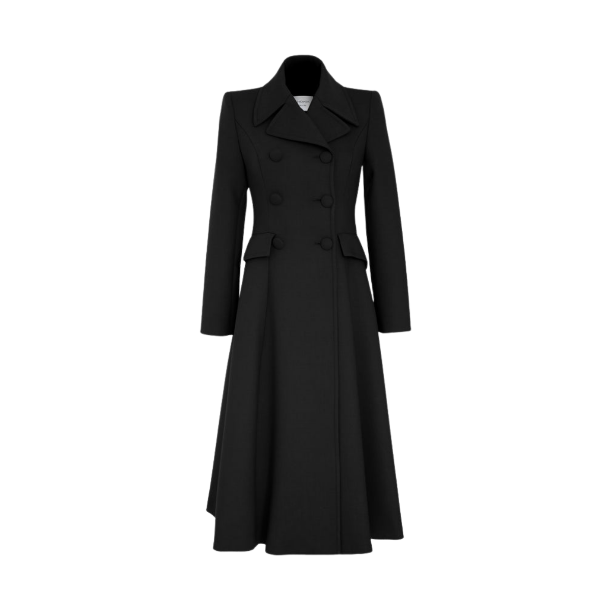 Dezire Wool Coat - BLACK