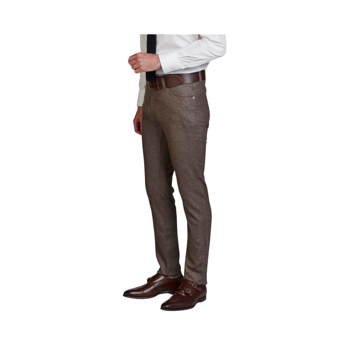5-Pkt Merano Cashmere Blend - Brown
