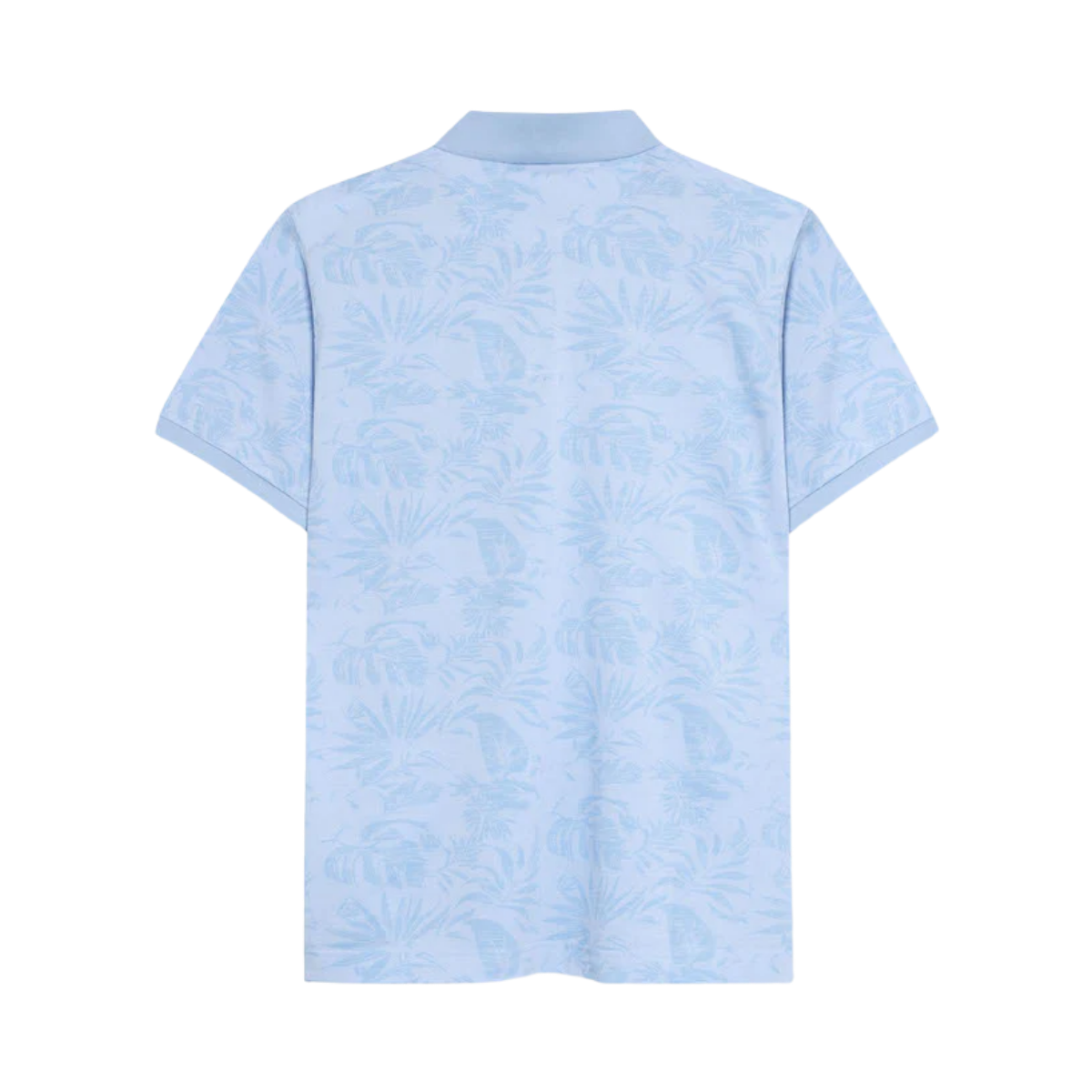 RavenSi Aop Jaquard Polo - Blue Wind
