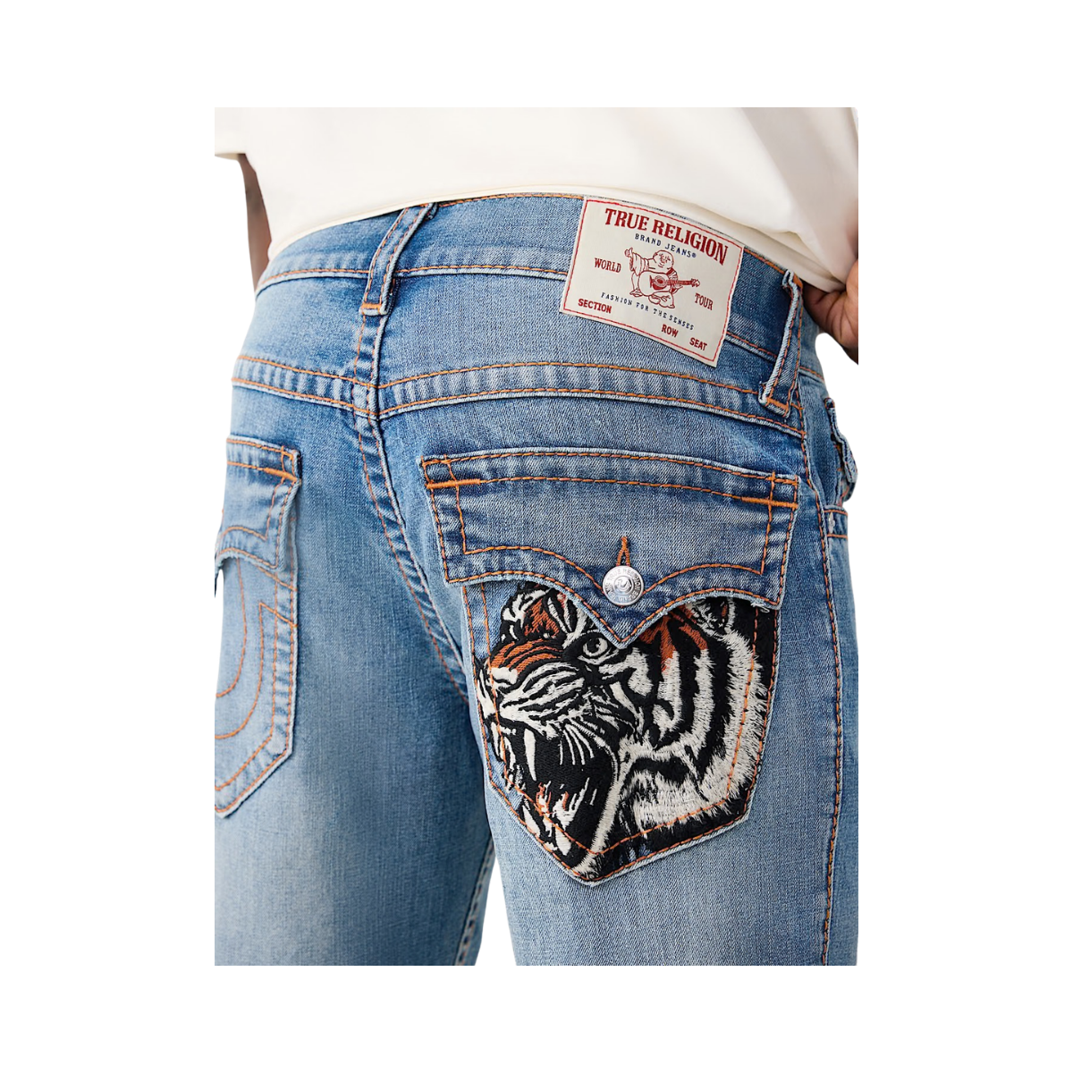 Tiger Embro Ricky Big T Flap - JMAM Gold Arcade Medium Wash_