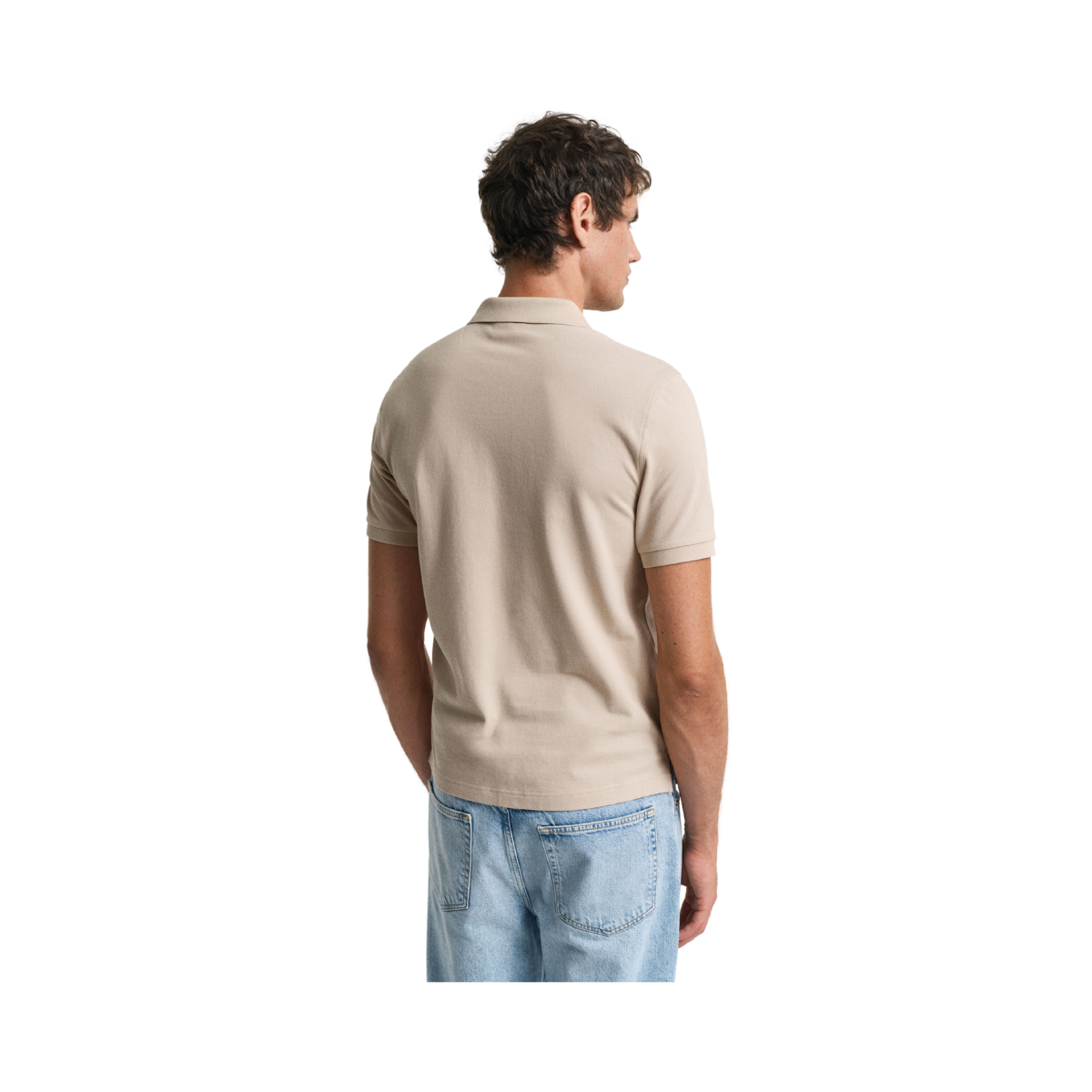 Shield SS Pique Polo - Dry Sand