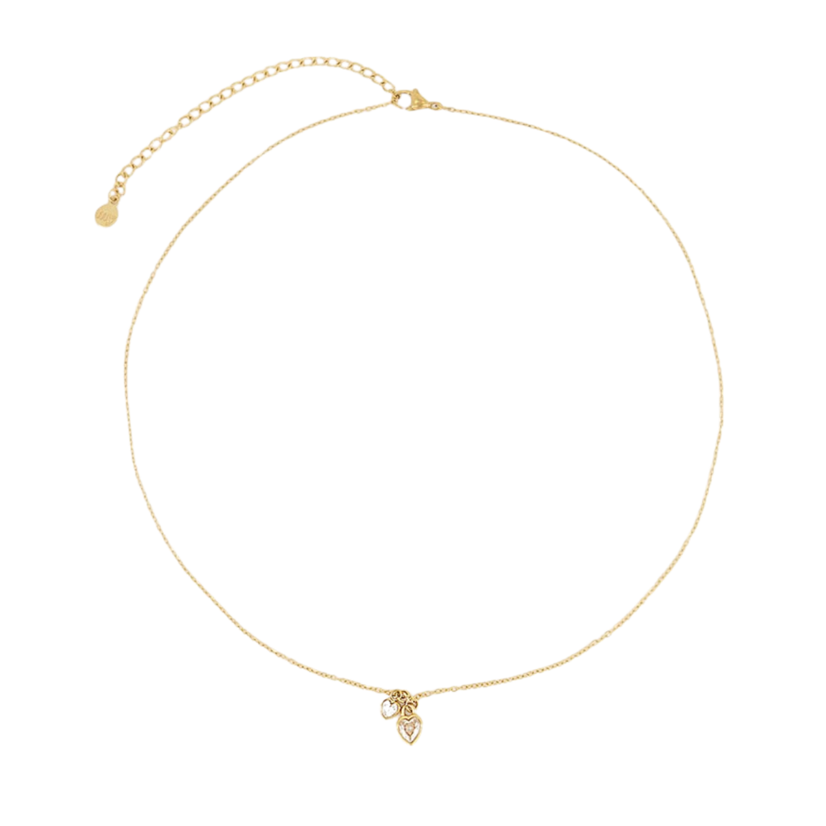 Necklace 2 Heart Stones - 1200 Gold