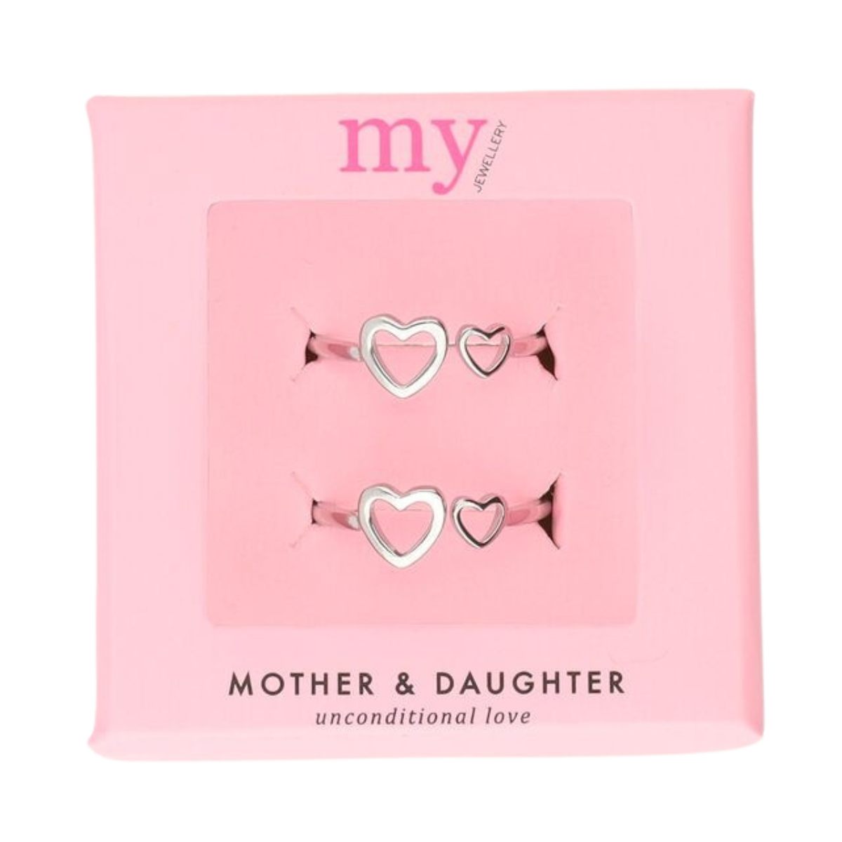 Ring mother & daughter 2pcs - 1500 Silver