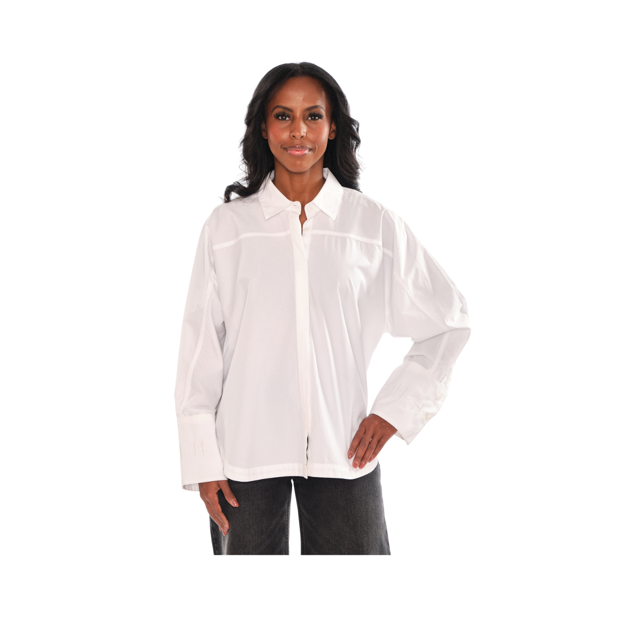 Senna Shirt - White Alyssum