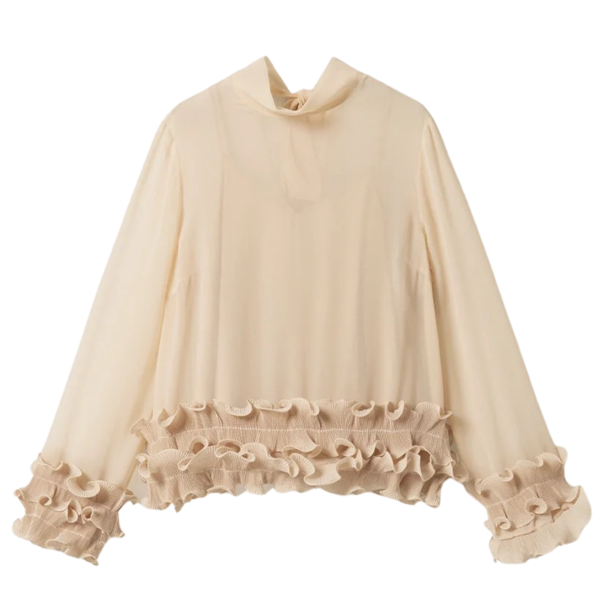 N-Latanietta Blouse - Ivory