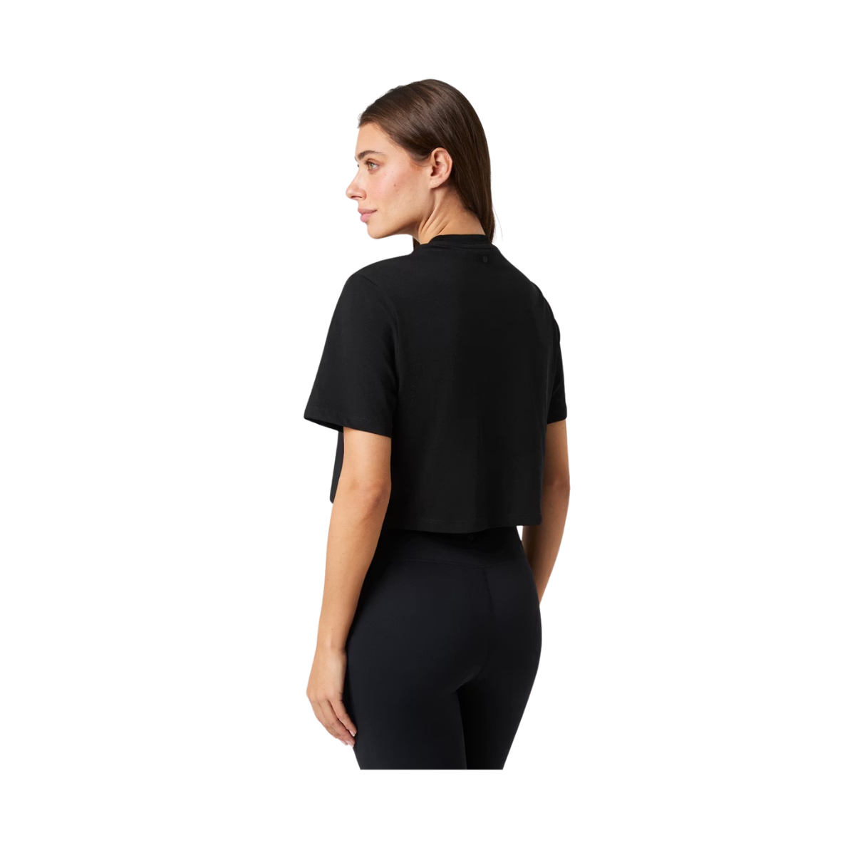 Studio Oversized Cropped T-Shirt - Black Beauty