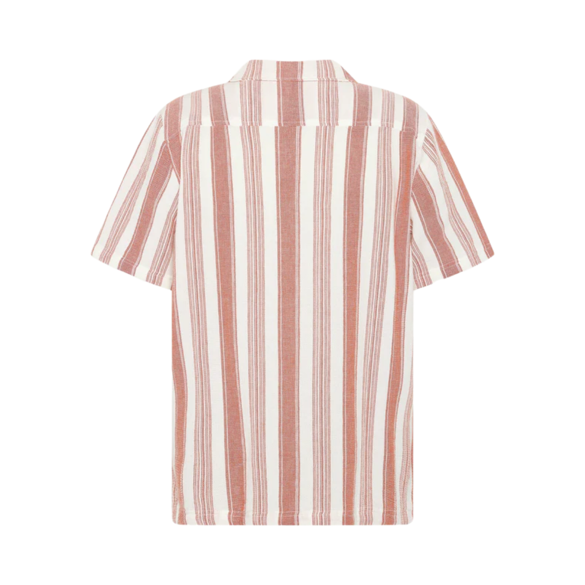 Cotton Striped Shirt - Red Stripe