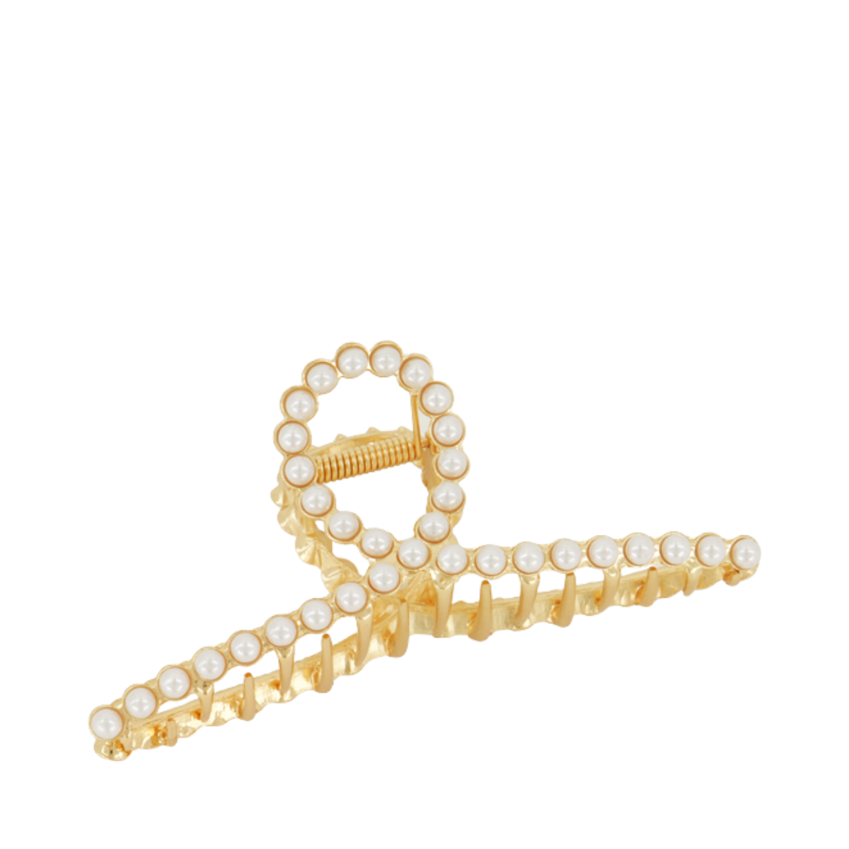 Hairclip pearls gold - Gold