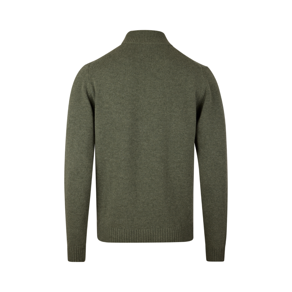 Pullover Knitted Half Zip - Green