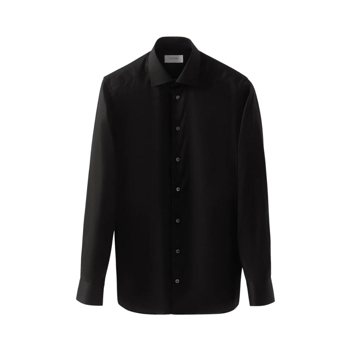 Signature Twill Shirt Cut Away Contemporary - Black