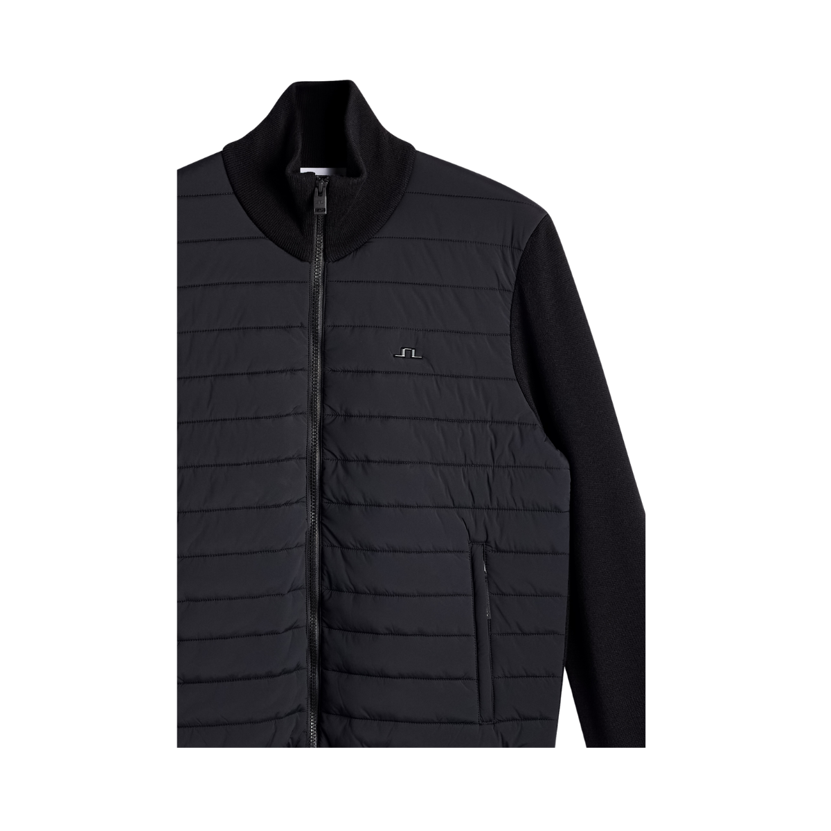 BOEN KNIT HYBRID JACKET - Black