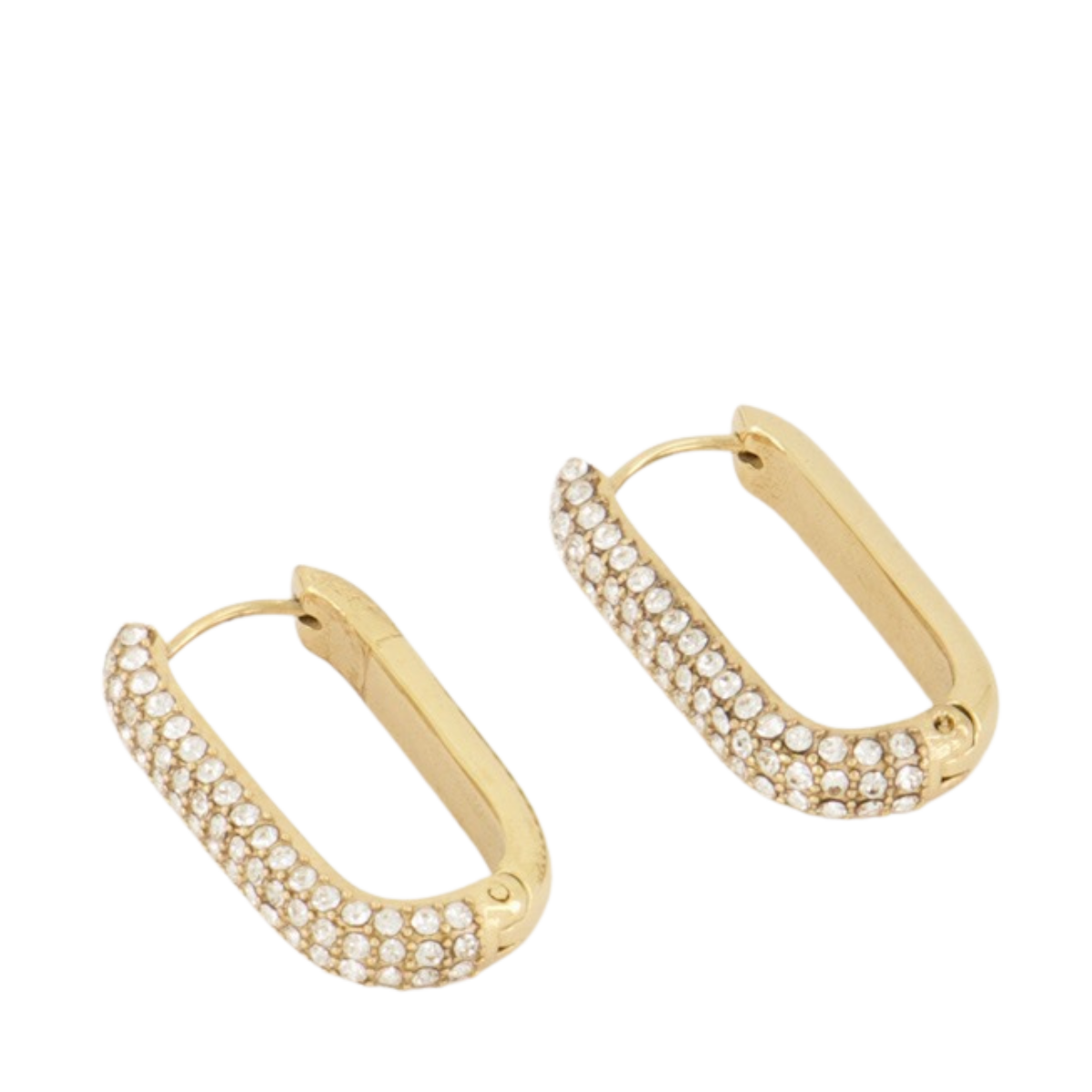 Rechthoekige Oorhangers Met St - 1200 Gold