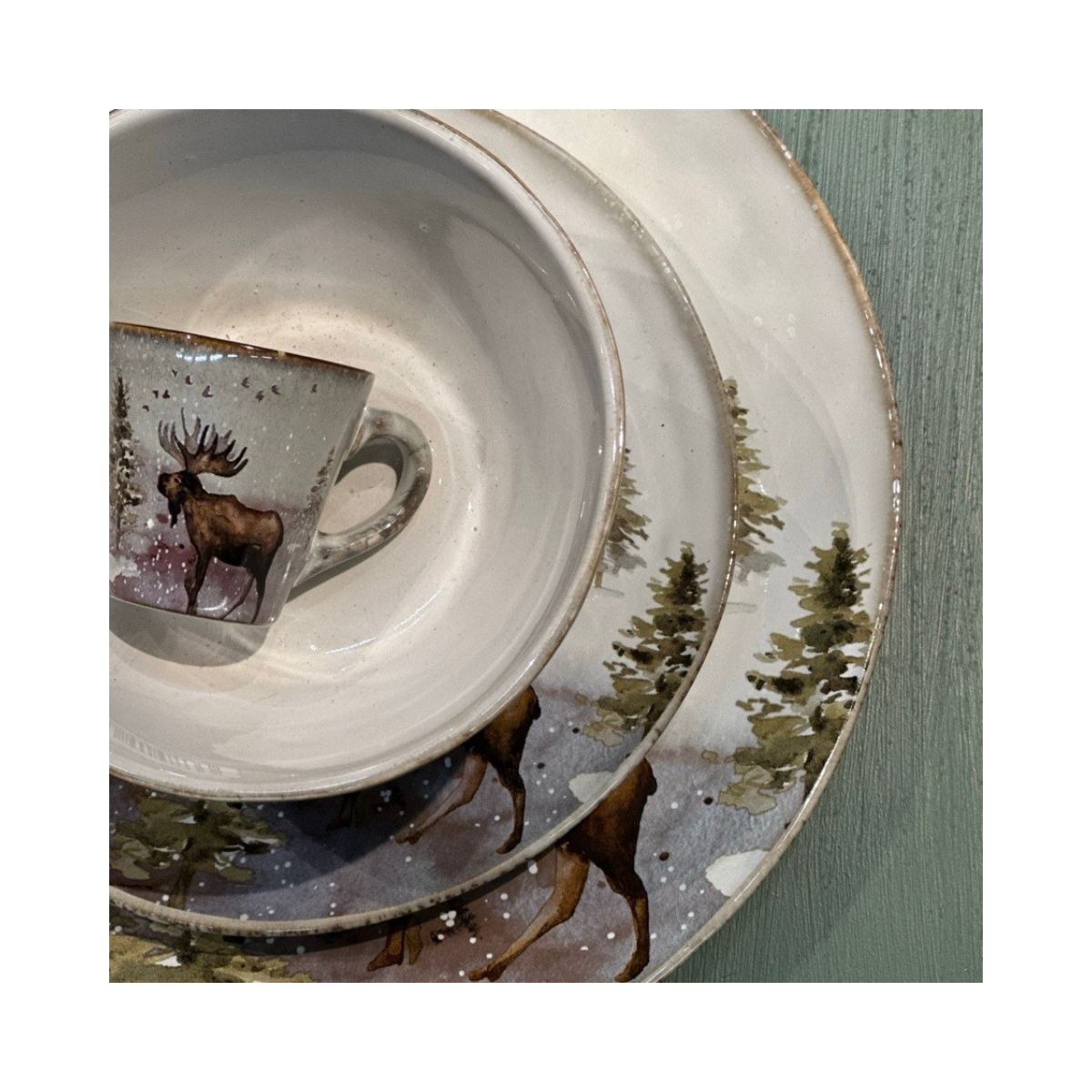 Plate Holly - 1 Elk
