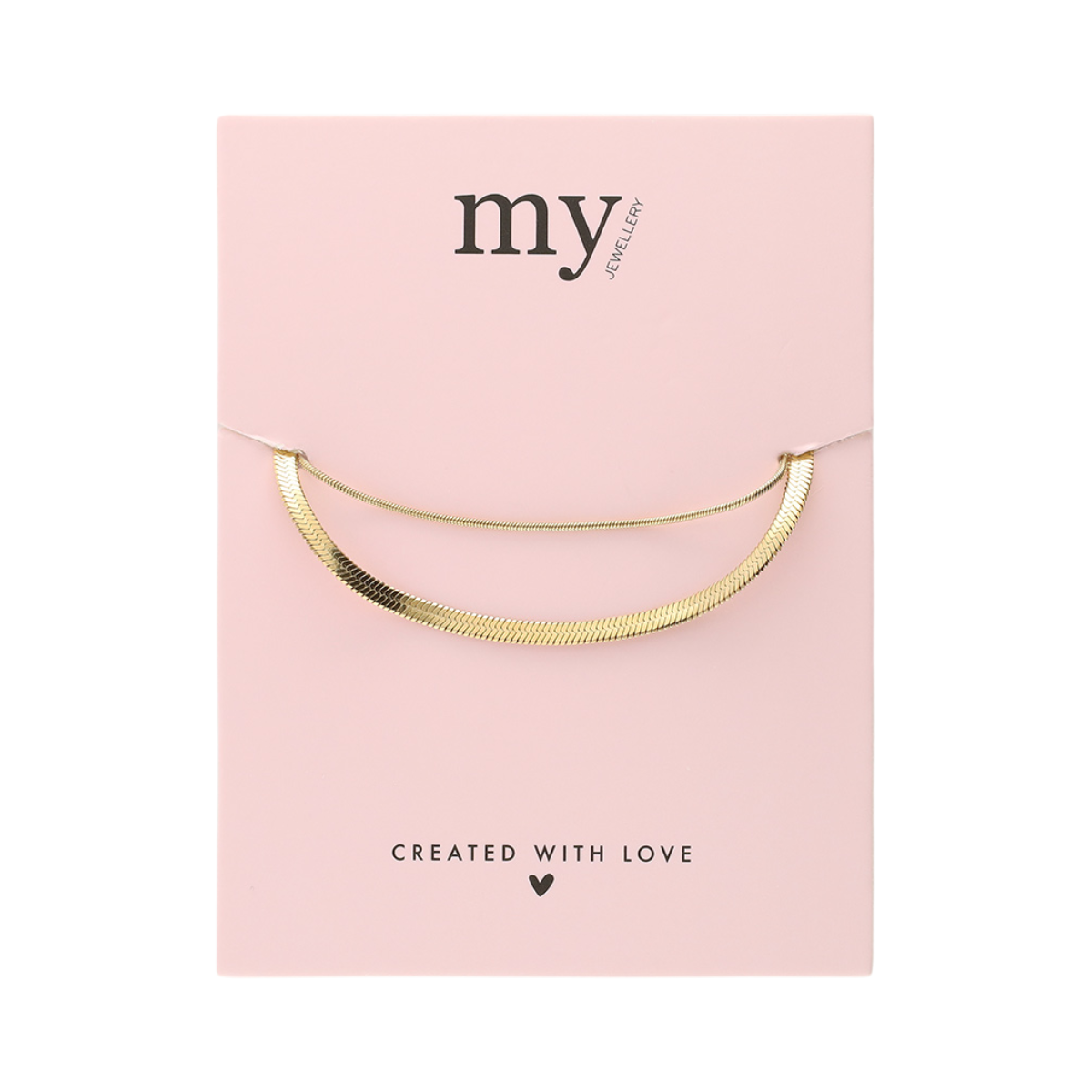 Bracelet double chain - Gold