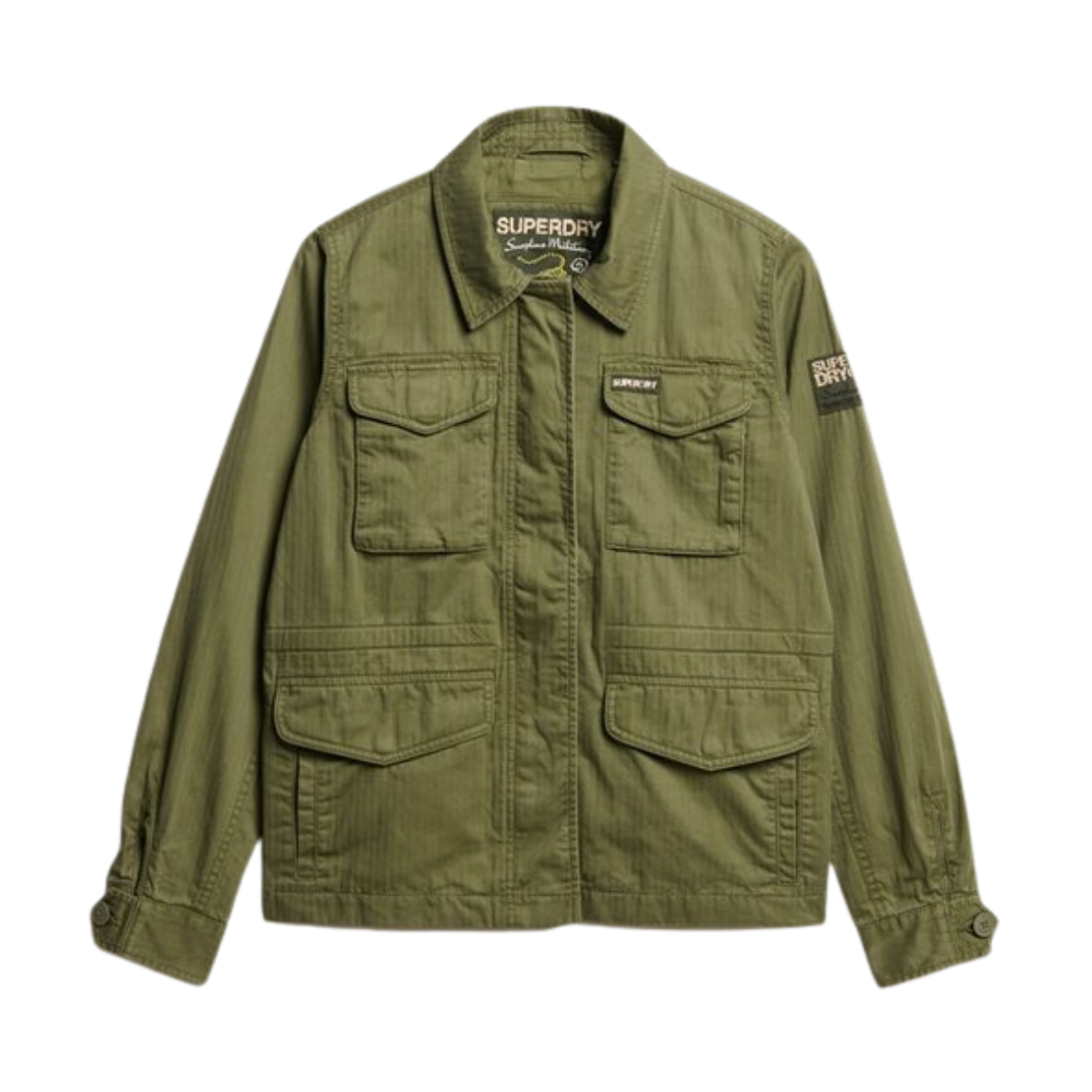 Military M65 Lined Jacket - Burnt Olive