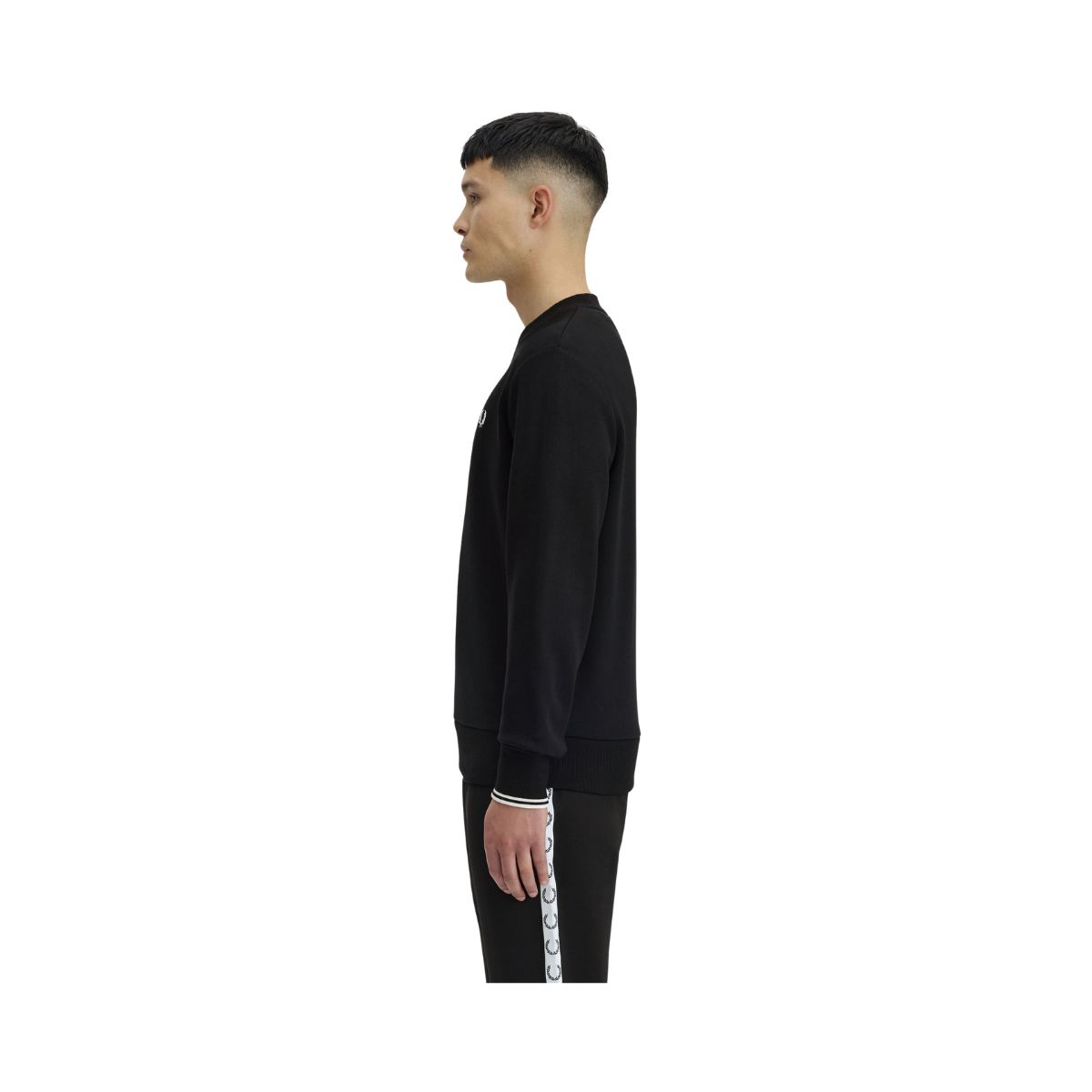 Crew Neck Sweatshirt - Black
