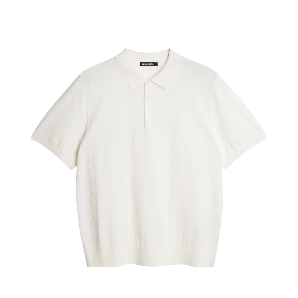 Reymond Solid Stripe Polo - White
