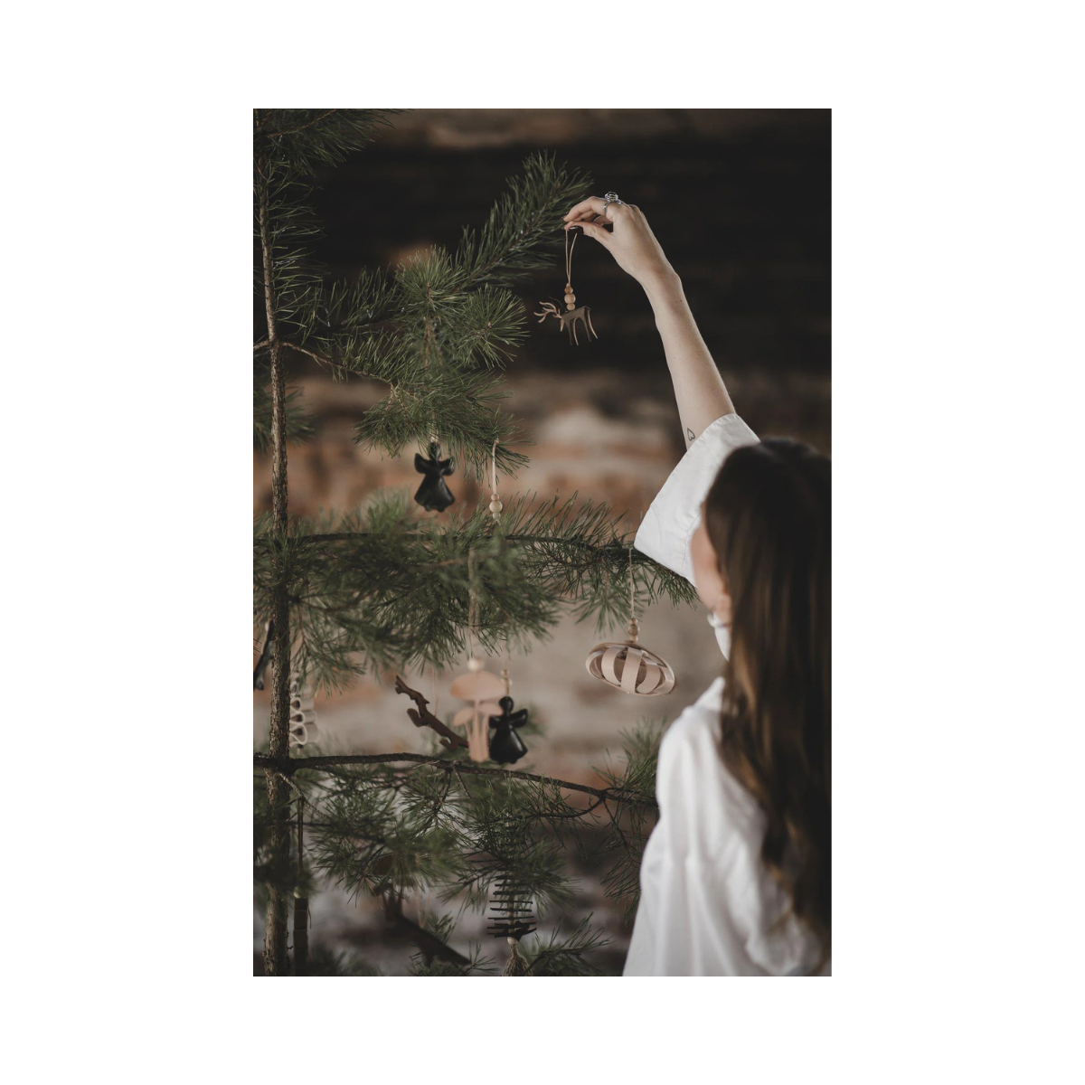 Ornament Unique Julgransdekoration - Brown