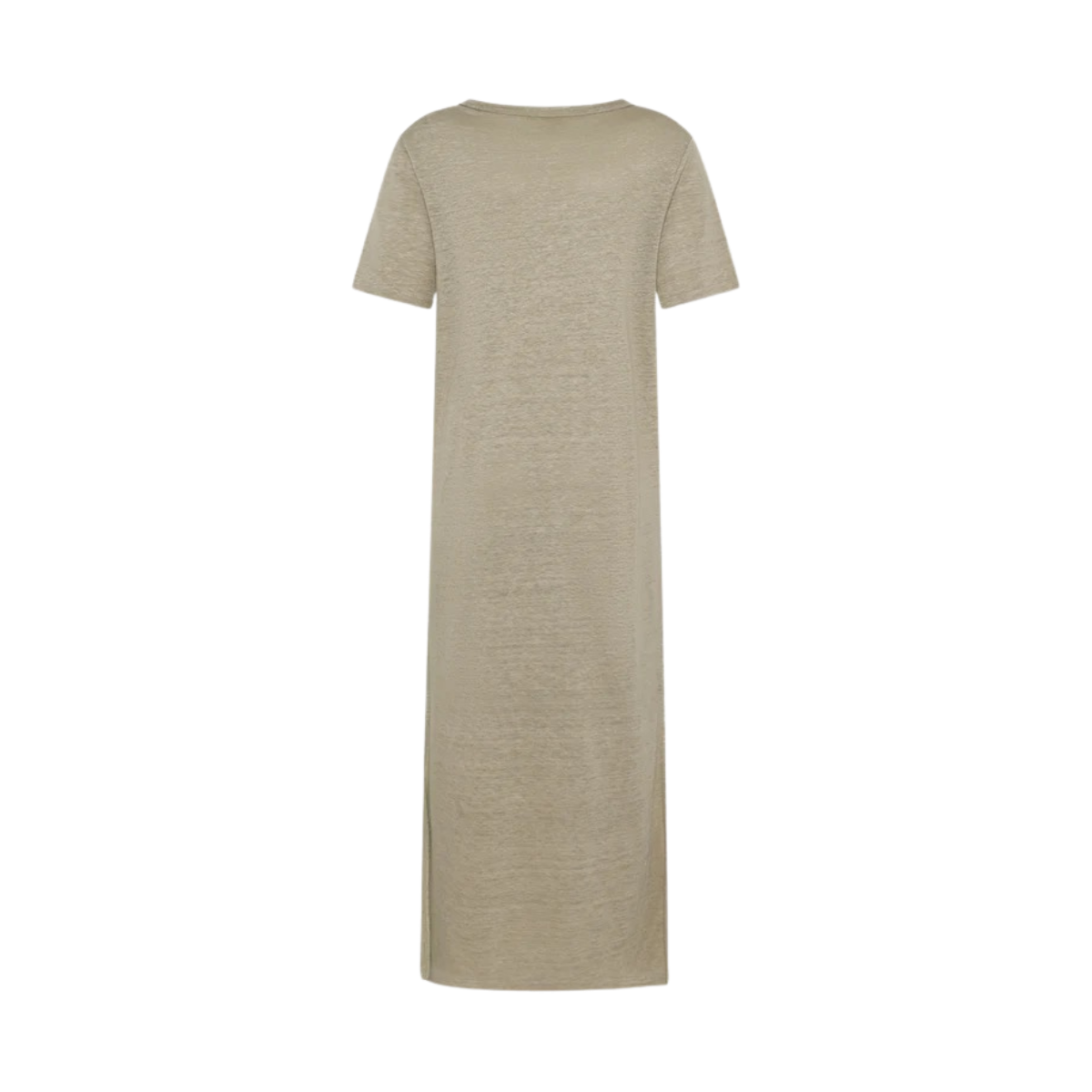 Linen T-Shirt Dress - Twill
