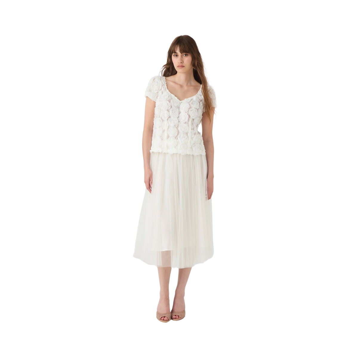 261 LOUISE TOP - IVORY