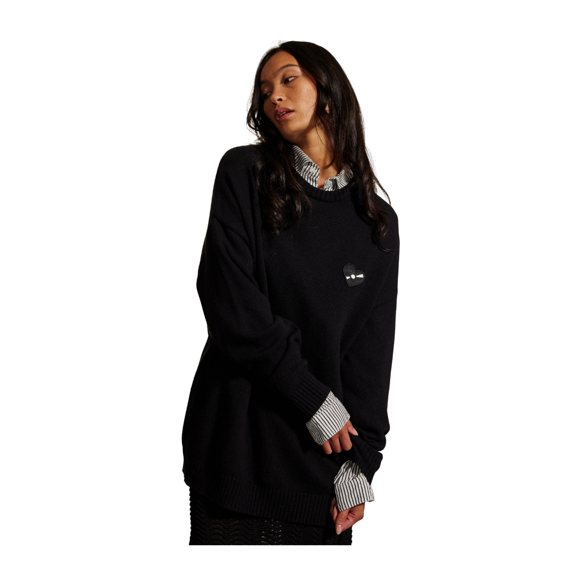 Palms Crewneck - Black