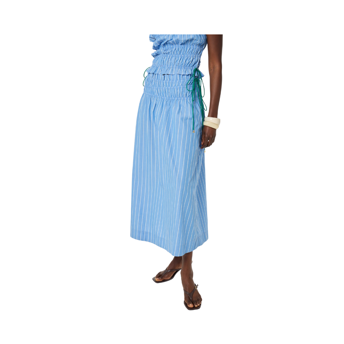 Yoko Skirt - Marina Blue/Cosy White