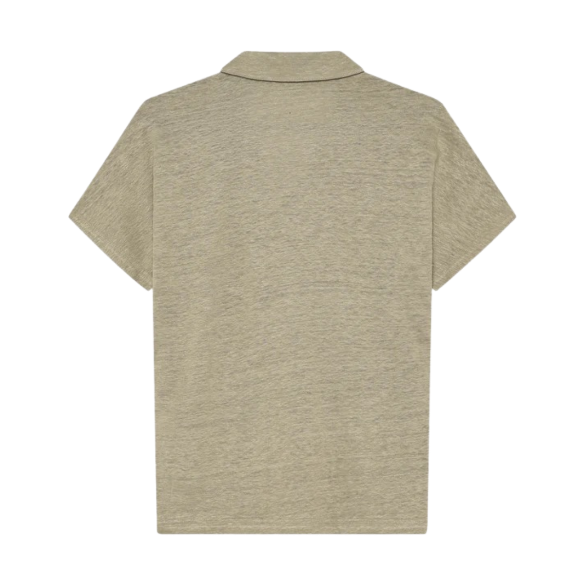 Linen Split Neck Polo - Twill