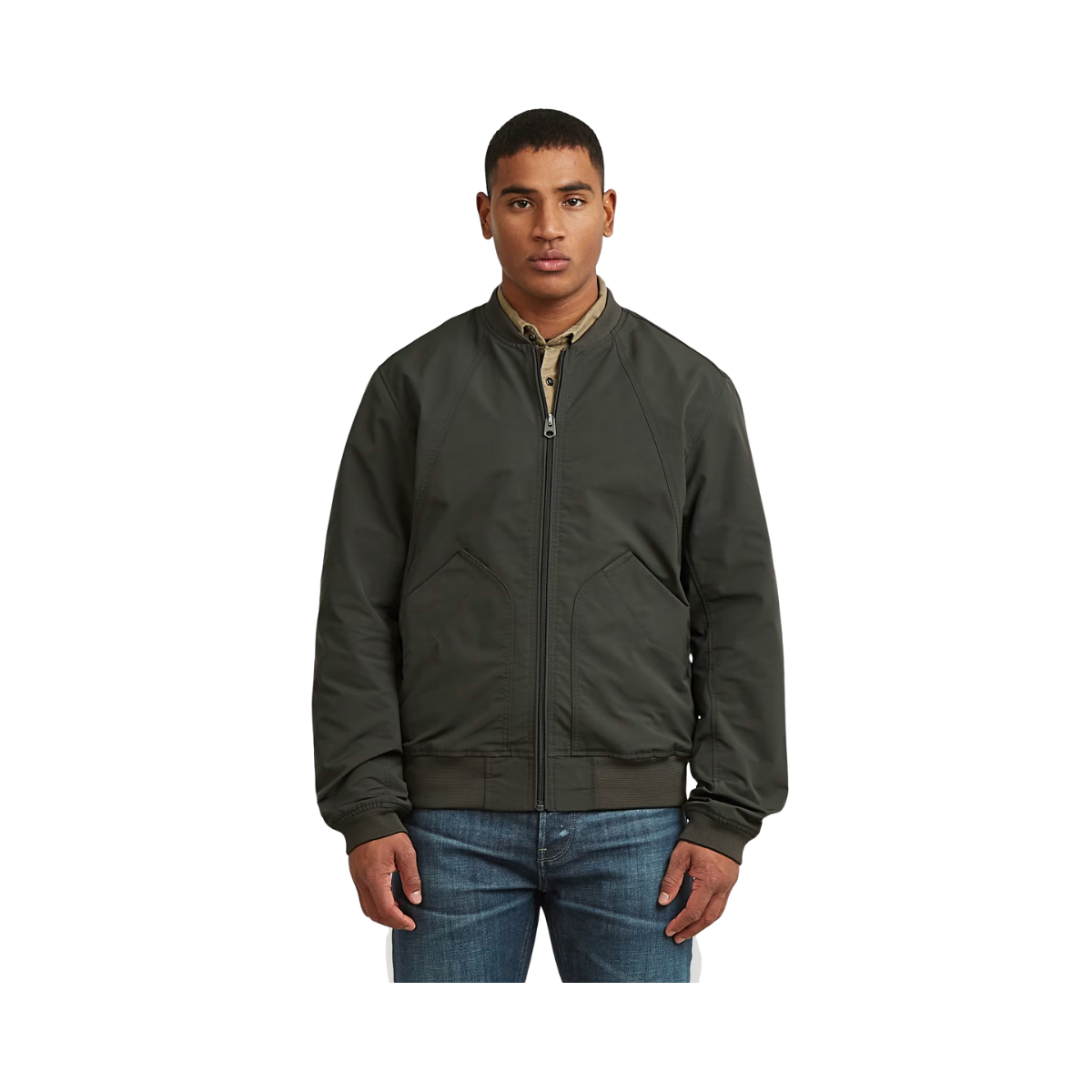 Unpadded Bomer JKT - Asfalt