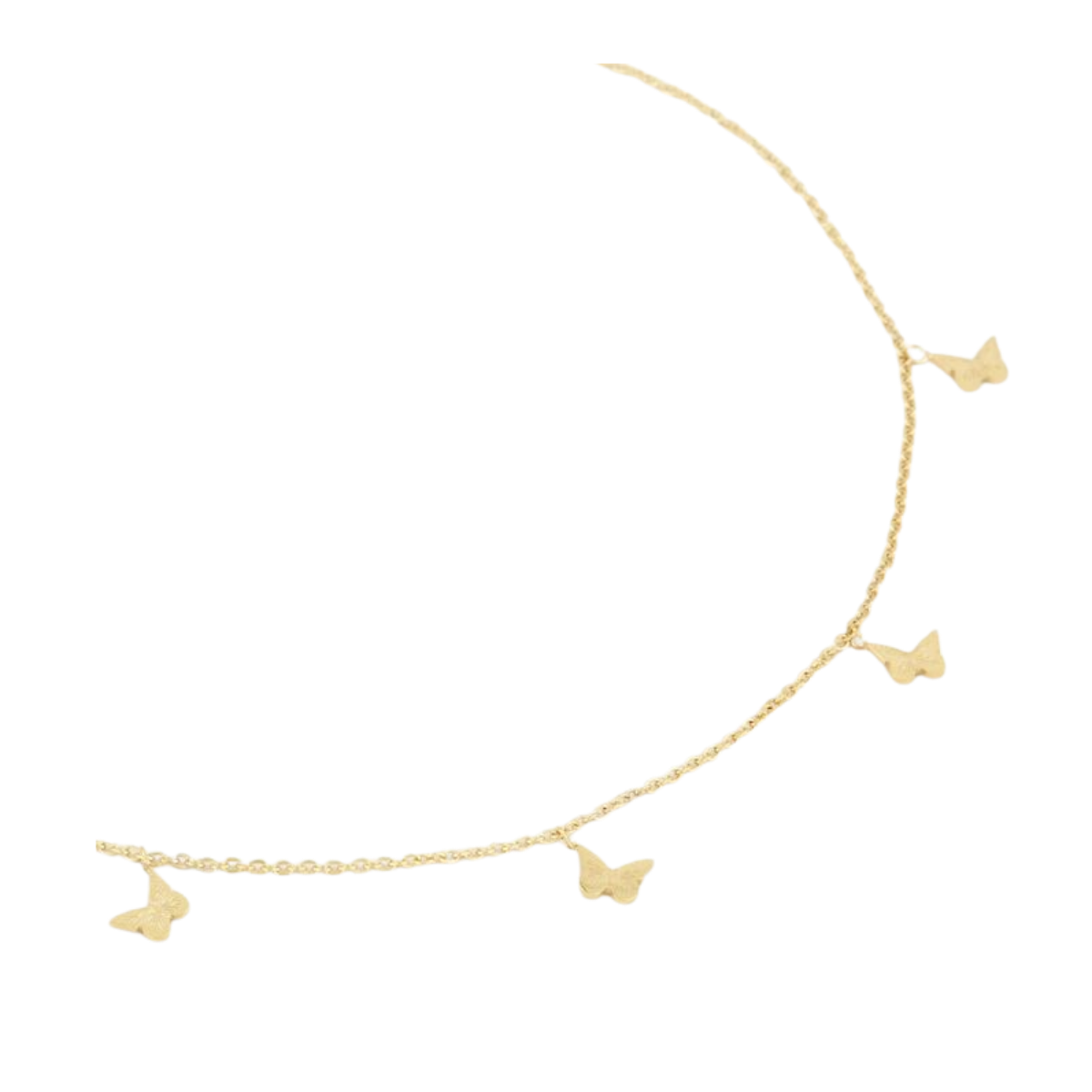 Necklace Butterflies - Gold