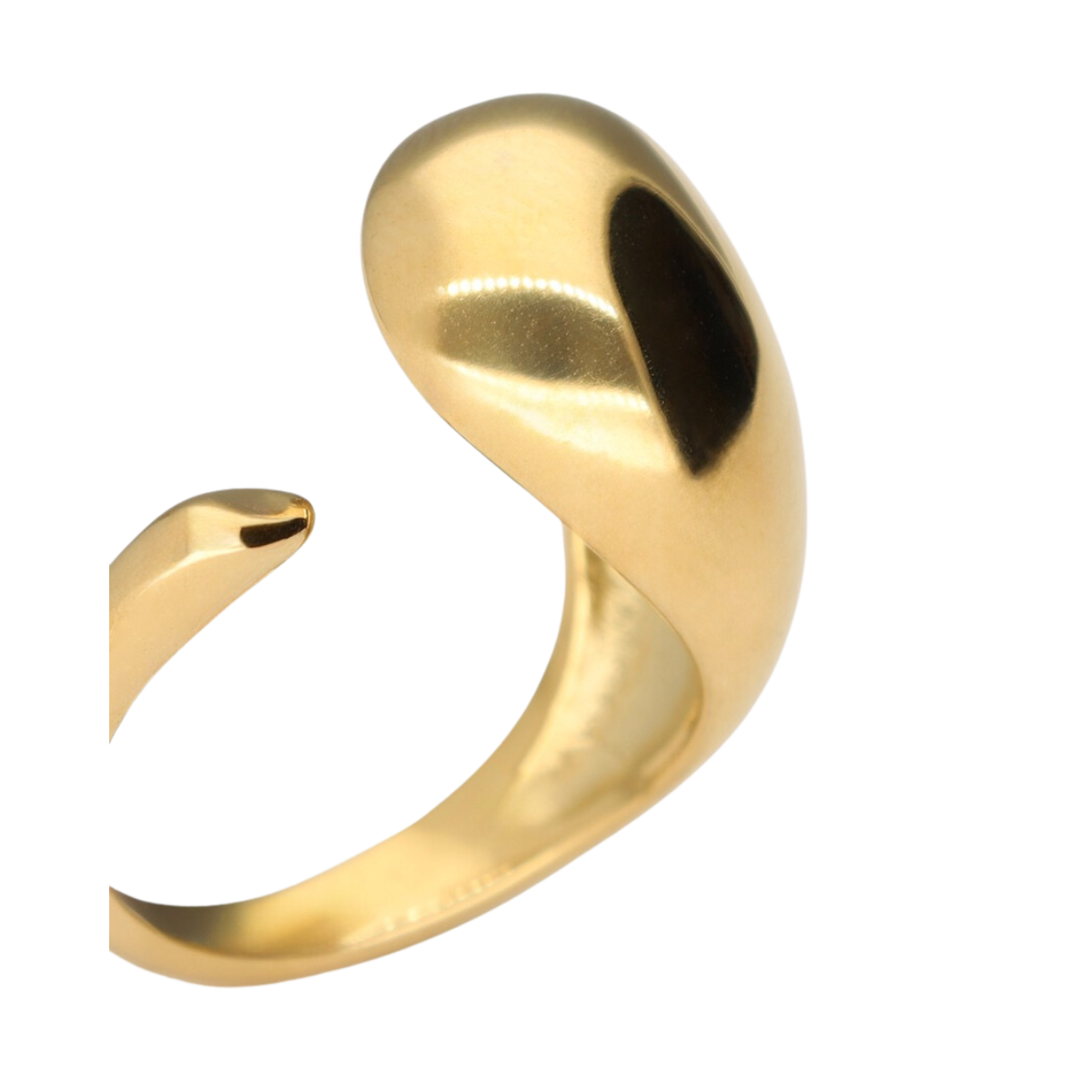 Ring open teardrop OS - 1200 Gold