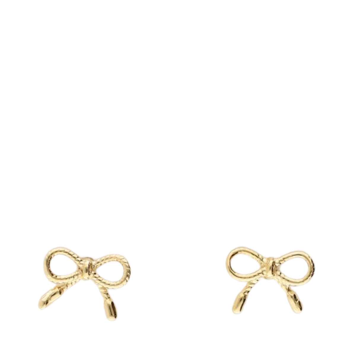 Earstuds bow mini - Gold