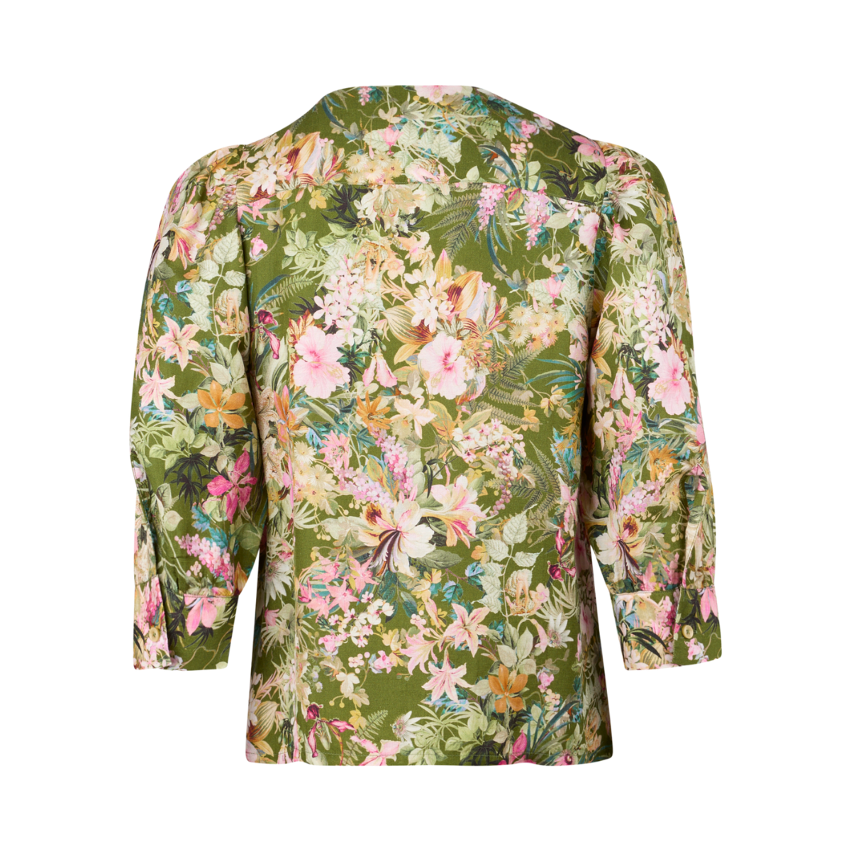 Lykke Blouse - Green pattern