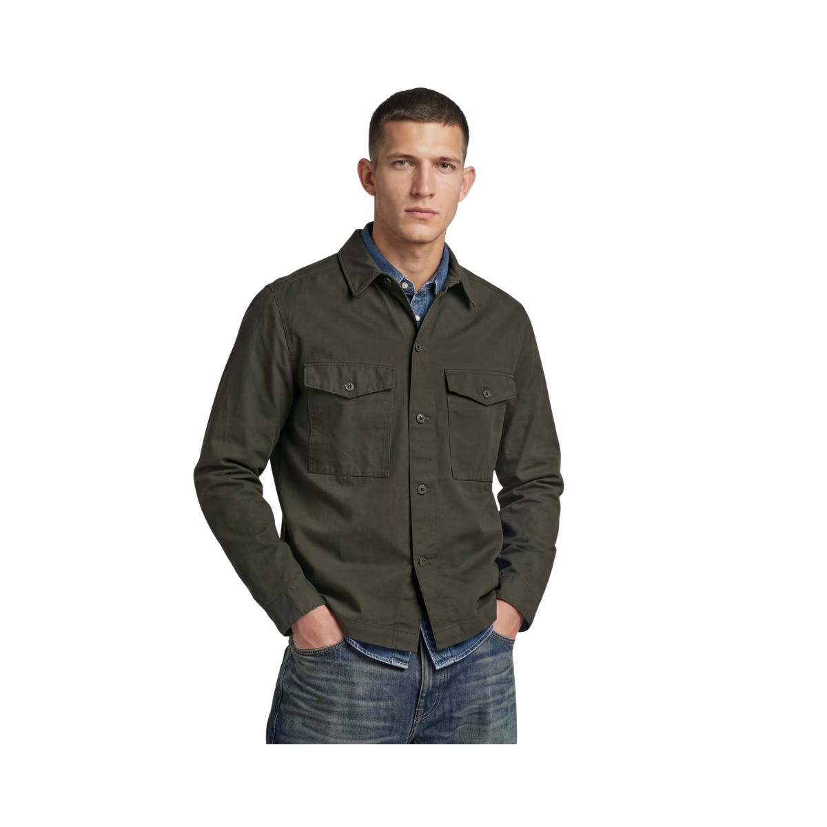 Core Lightweight Overshirt - Asfalt