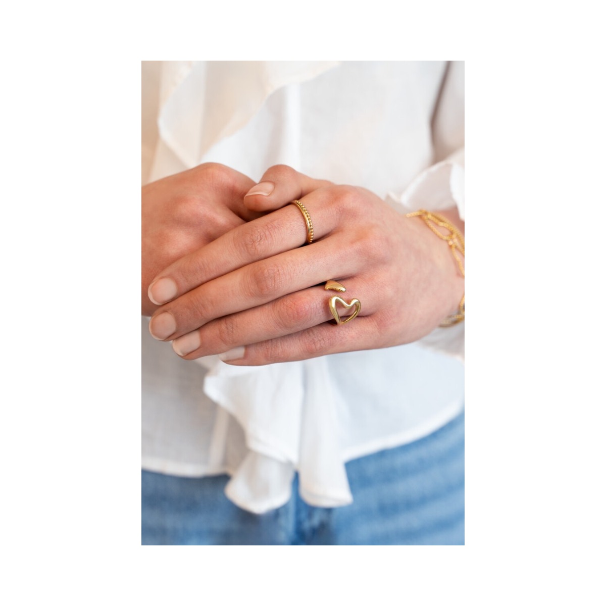 Ring 2 hearts OS - 1200 Gold