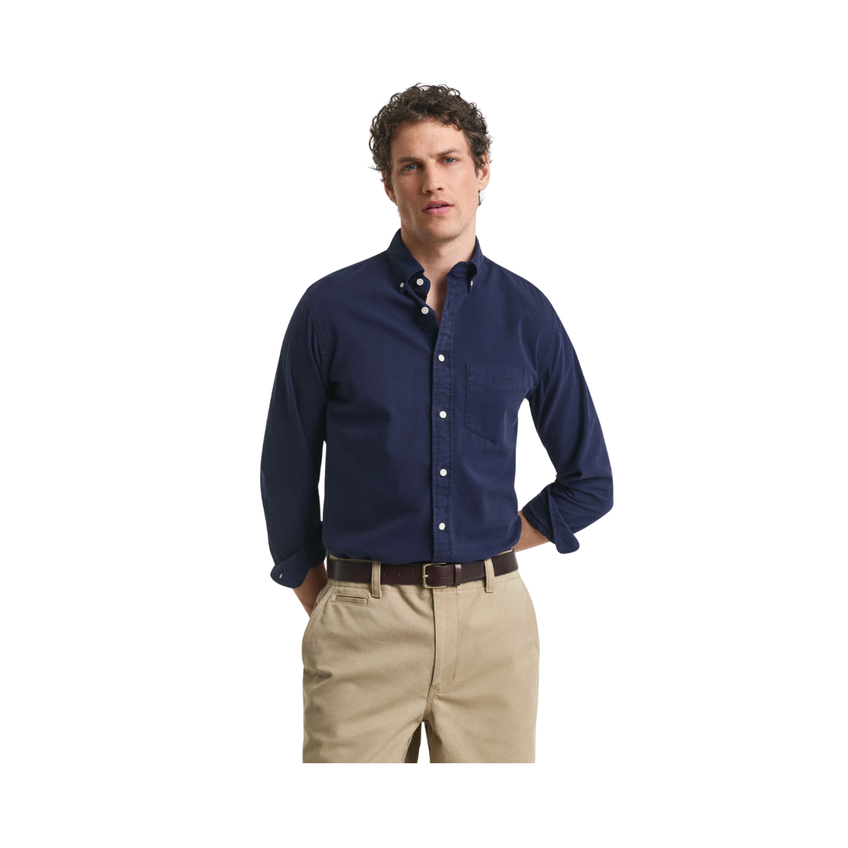 Gmnt Dyed Twill Shirt - Evening Blue