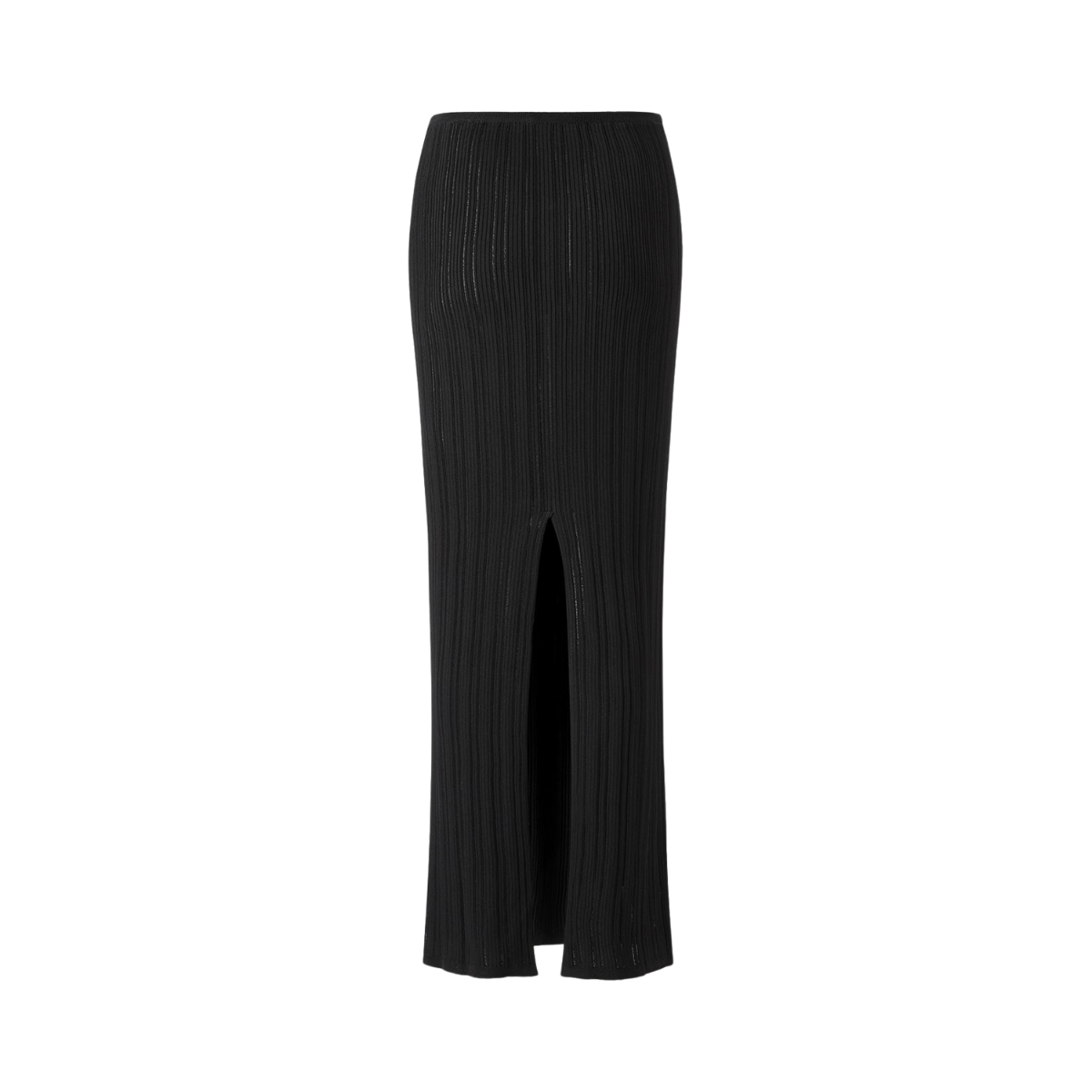 Knitted Tube Skirt - Black