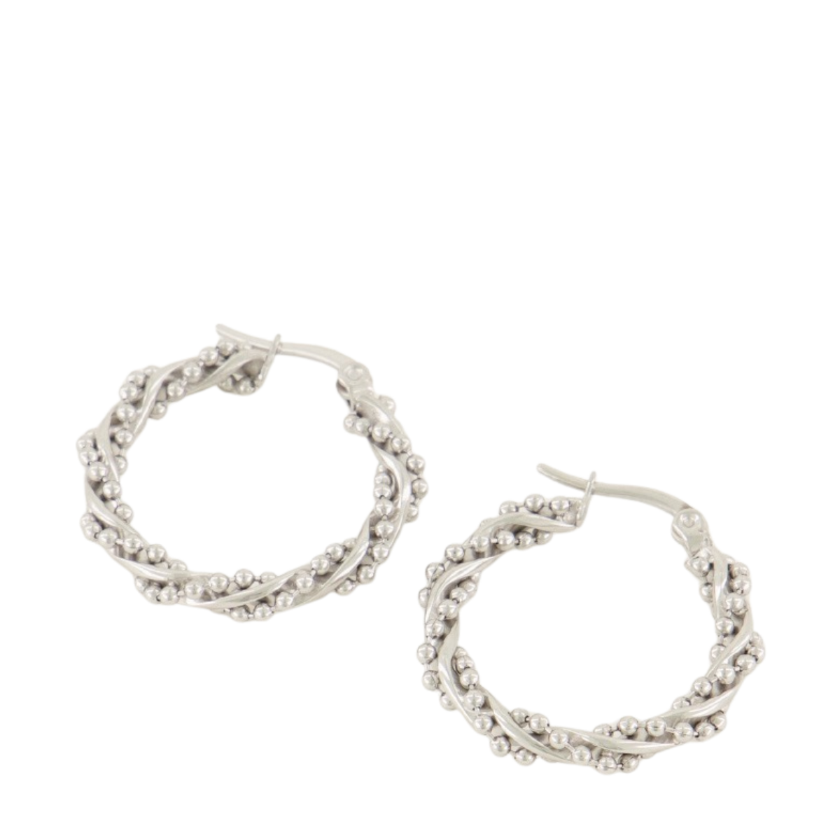 Oorringen Met Bolletjes - 1500 Silver