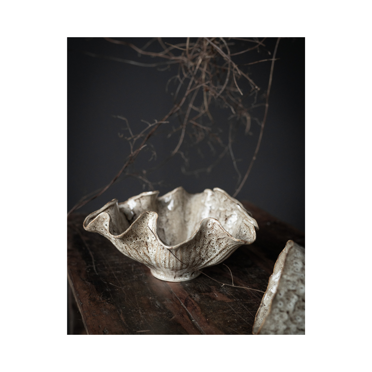 HANNA Plantering 28x12cm - Brunmelerad