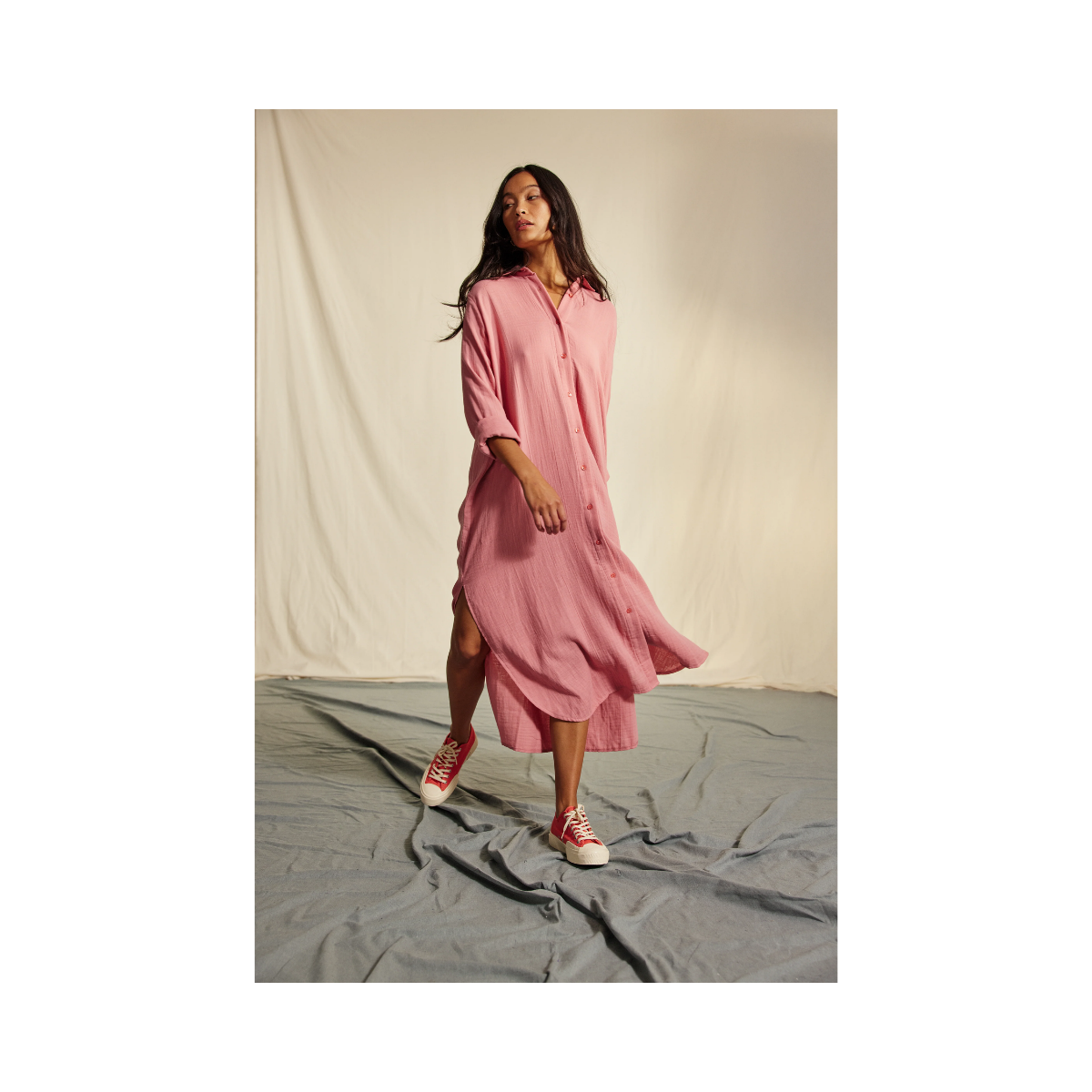 Berry Dress Adjusted - Dusty Pink