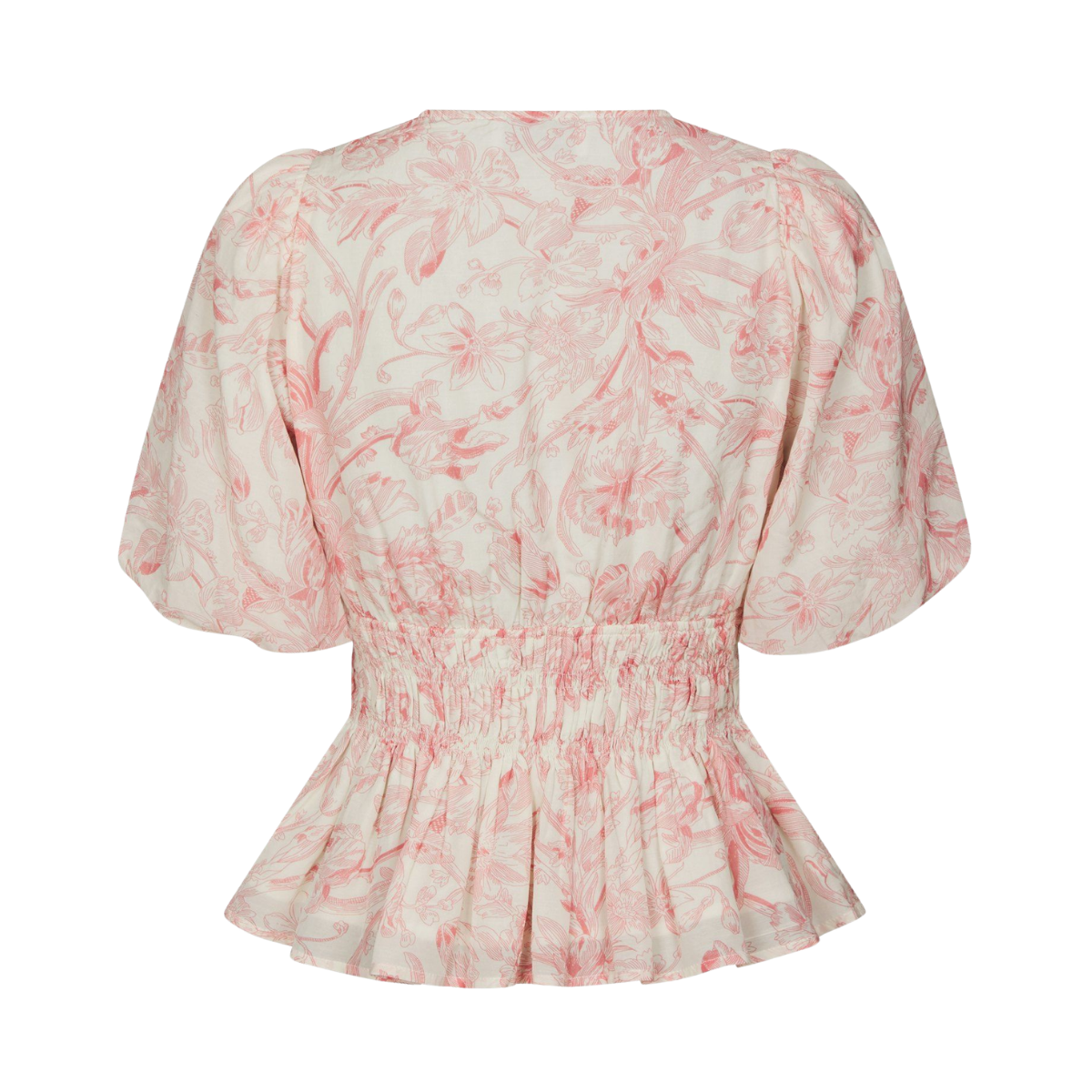 Minutti Print Blouse - Off White