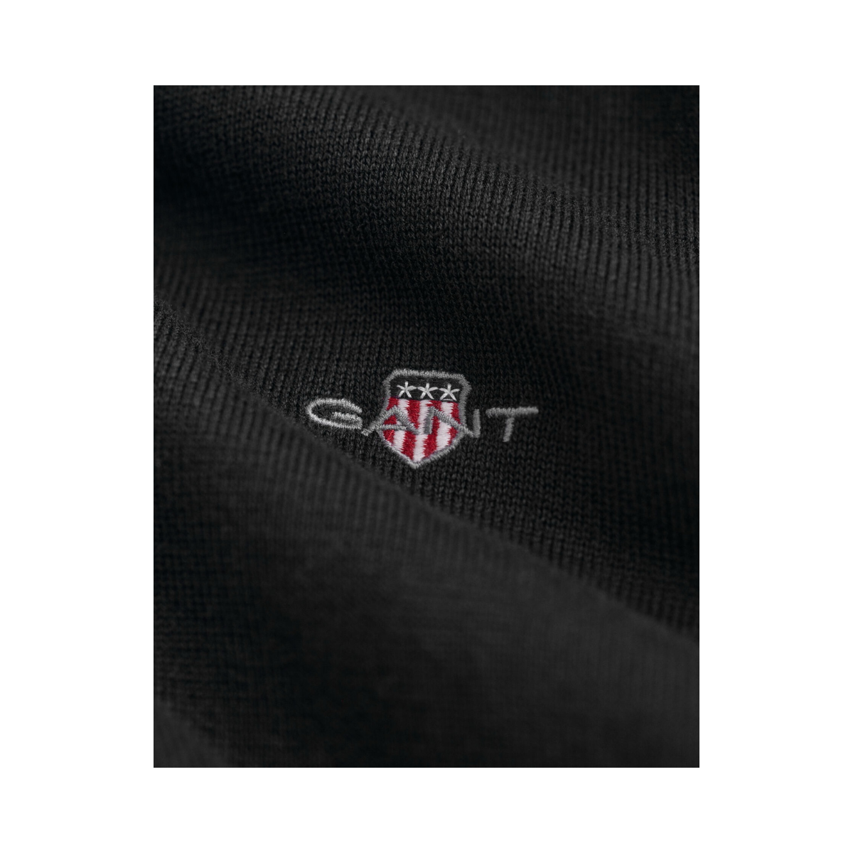 Classic Cotton V-Neck - Black